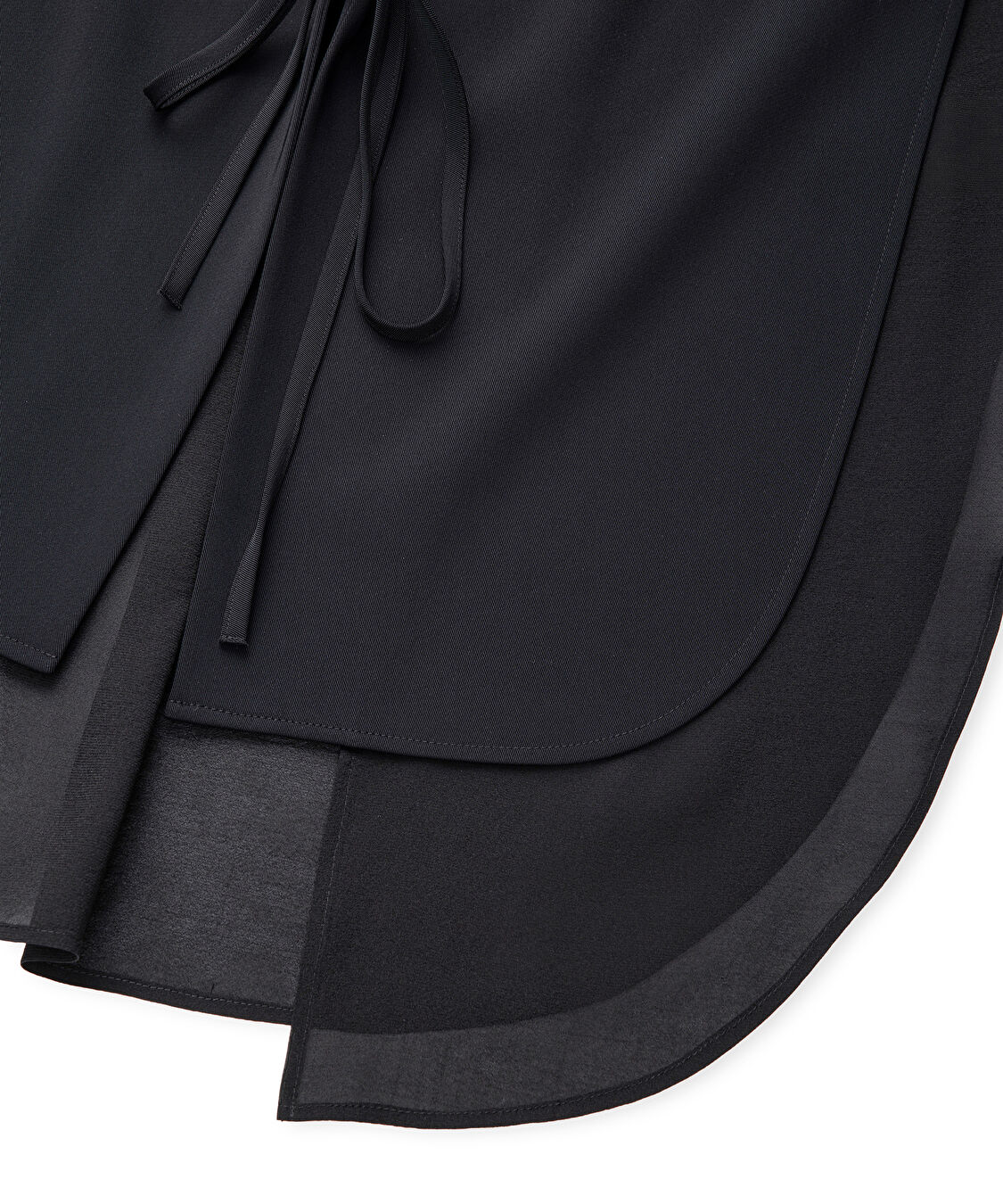 Kumaş mix vatkalı blazer - IS1260106019001 - Siyah Blazer
