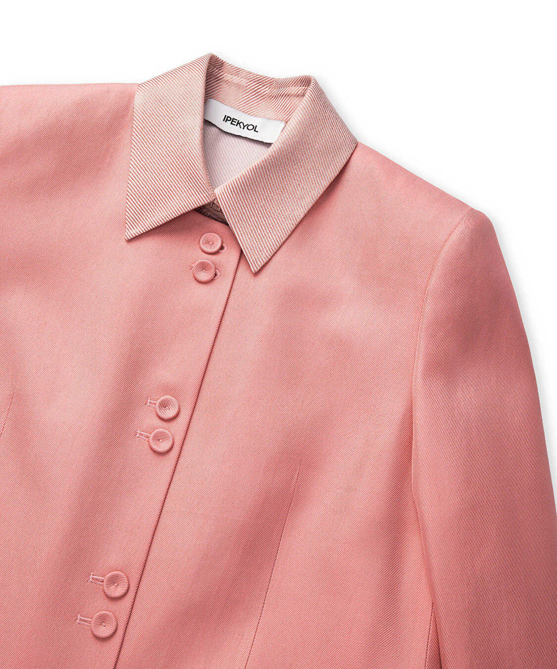 Çift parça görünüm blazer - IS1260106022039 - Pudra Blazer