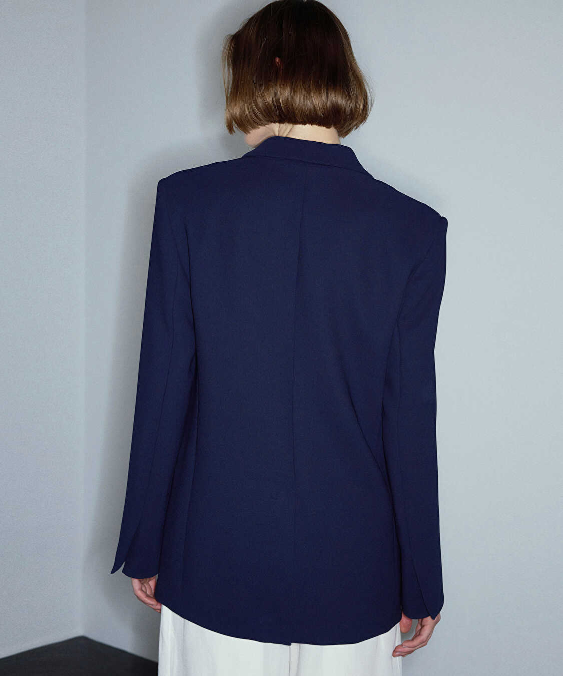 Cep kapaklı blazer - IS1260106065015 - Lacivert Blazer