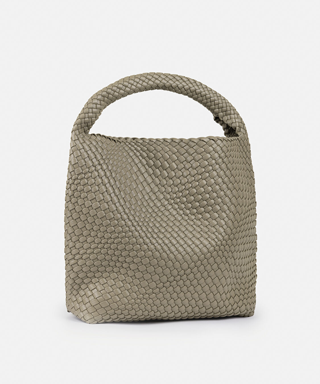 Lattice slouchy çanta - IS1260052024023 - Bej Çanta