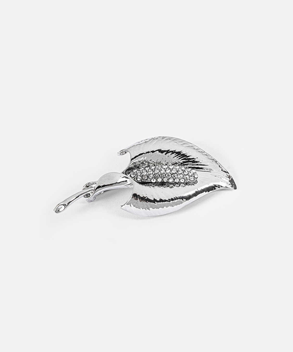Strass taşlı broş - IS1260057017122 - Gümüş Broş