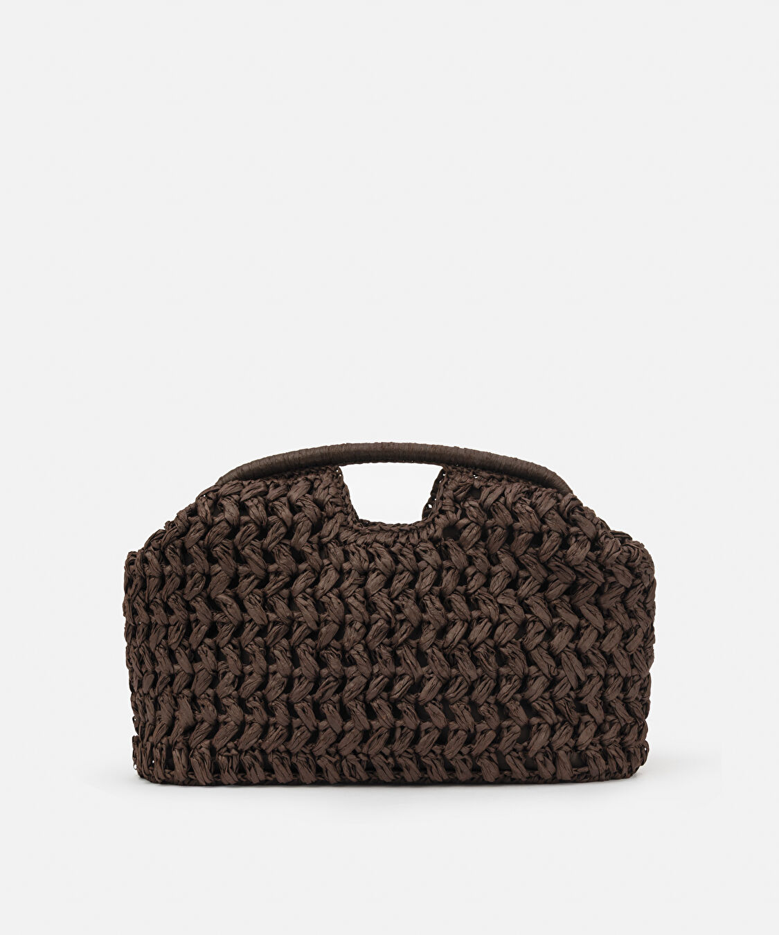 Hasır görünümlü clutch - IS1260121006006 - Koyu Kahverengi Clutch