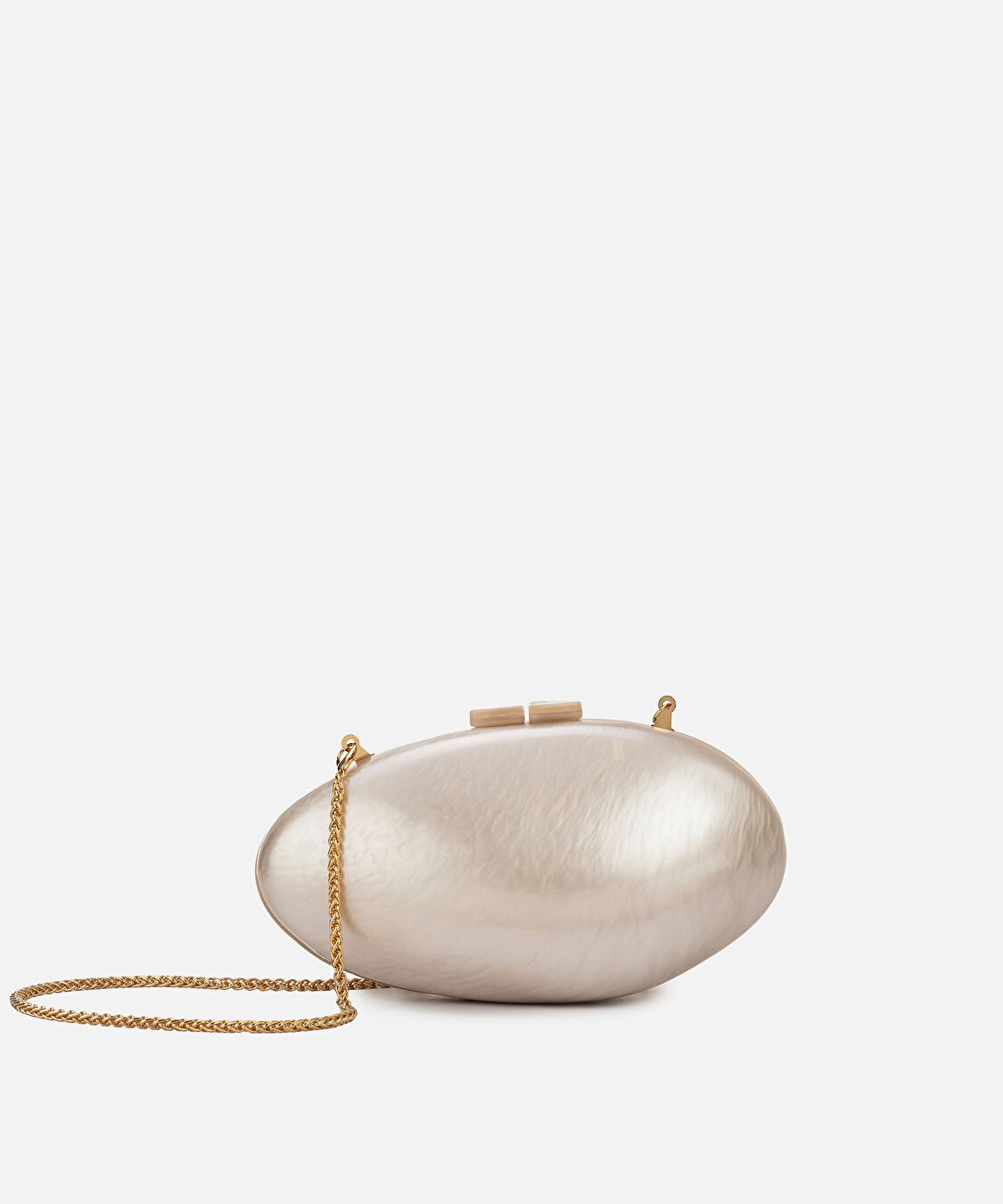 Akrilik clutch - IS1260121010082 - Krem Clutch