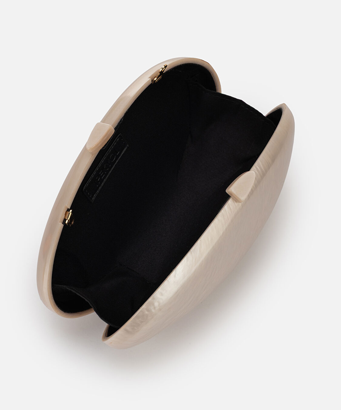 Akrilik clutch - IS1260121010082 - Krem Clutch