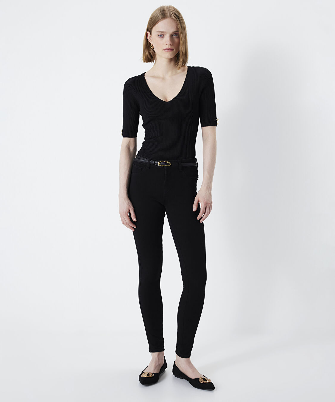 360 Skinny fit jean pantolon - I00000018022001 - Siyah Jean Pantolon