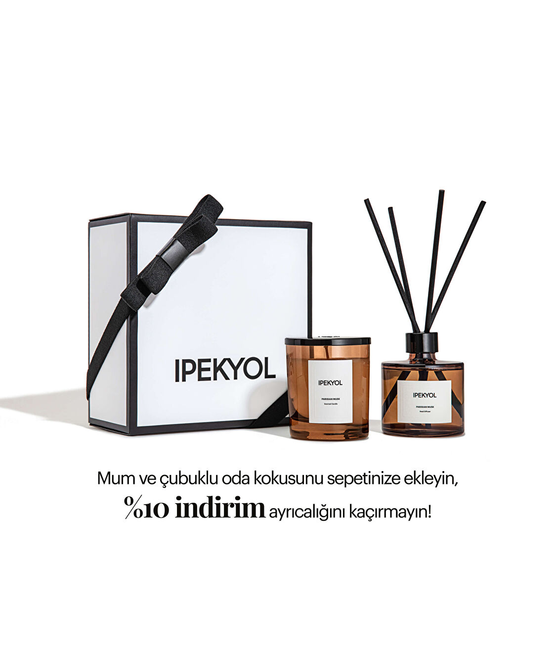 PARISIAN MUSK kokulu mum 200 g - I00000027003003 - Natürel Mum