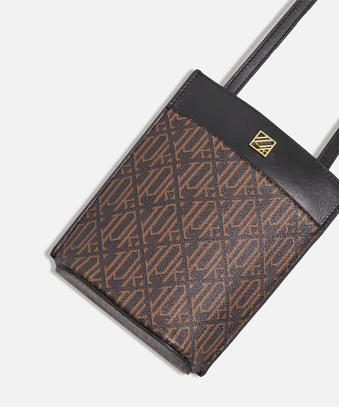 Monogram baskılı telefon çantası - I00000052110074 - Kahverengi Çanta