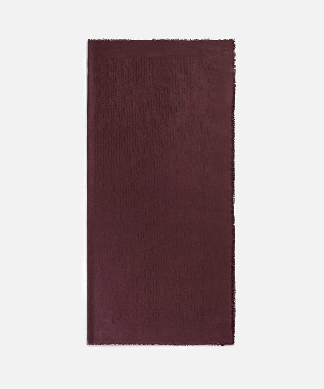 Monogram şal - I00000065001035 - Bordo Şal ve Fular