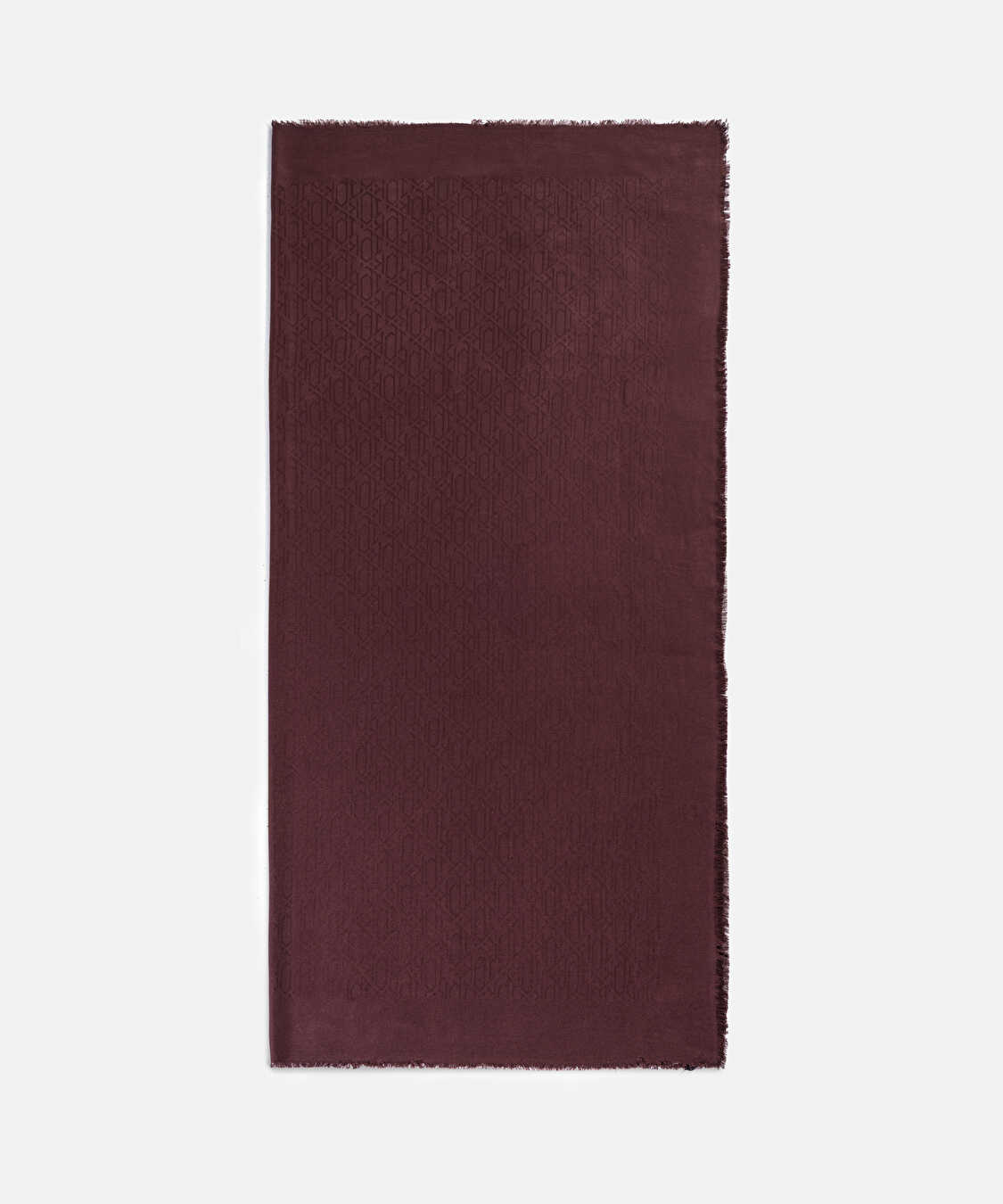 Monogram şal - I00000065001035 - Bordo Şal ve Fular