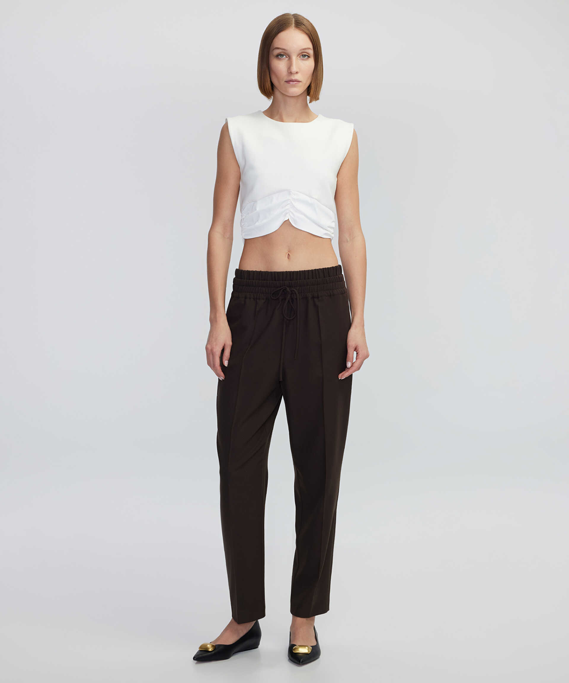 İpekyol Kahverengi Carrot fit pantolon