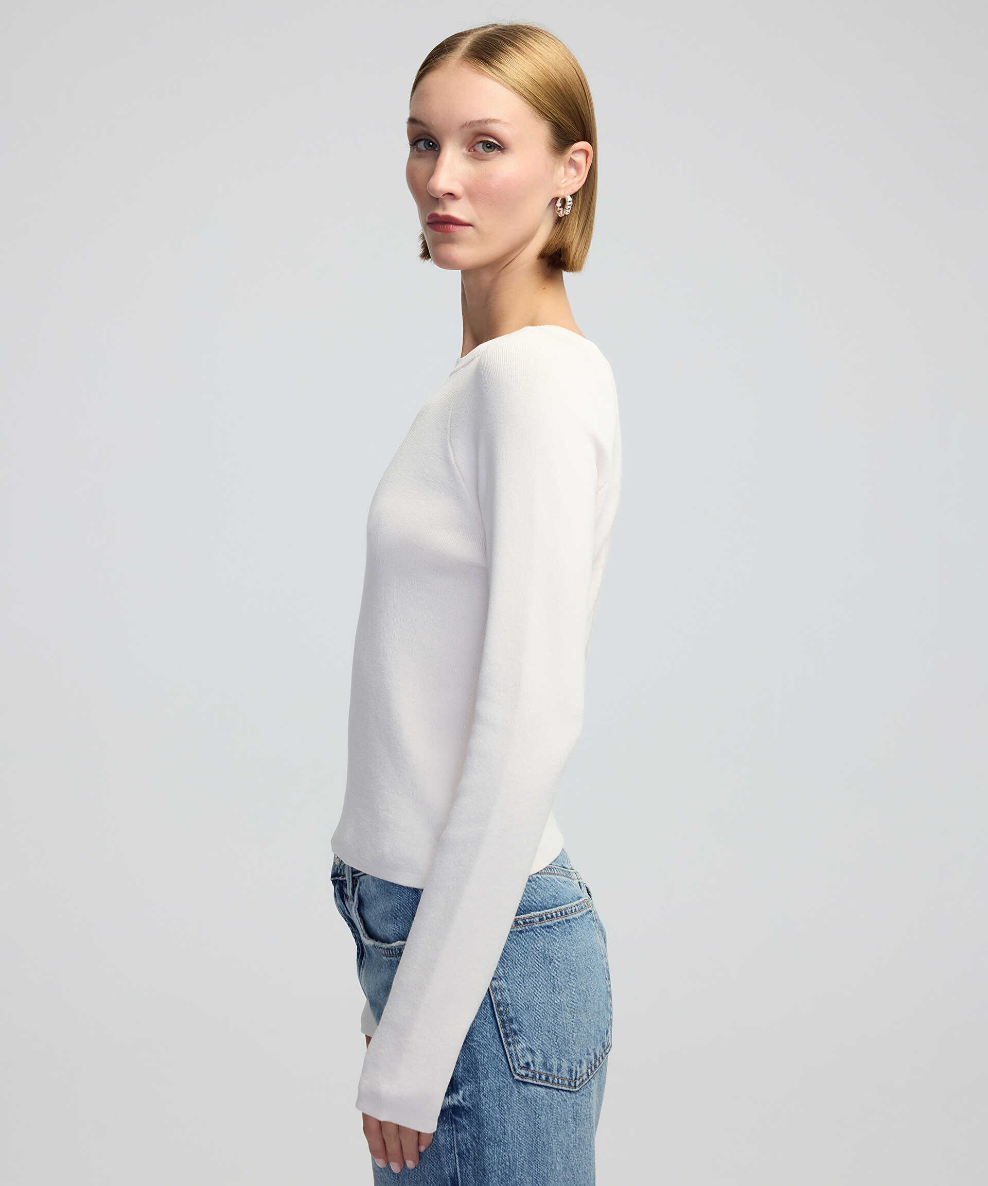 İpekyol Ekru Cutout triko görsel 3