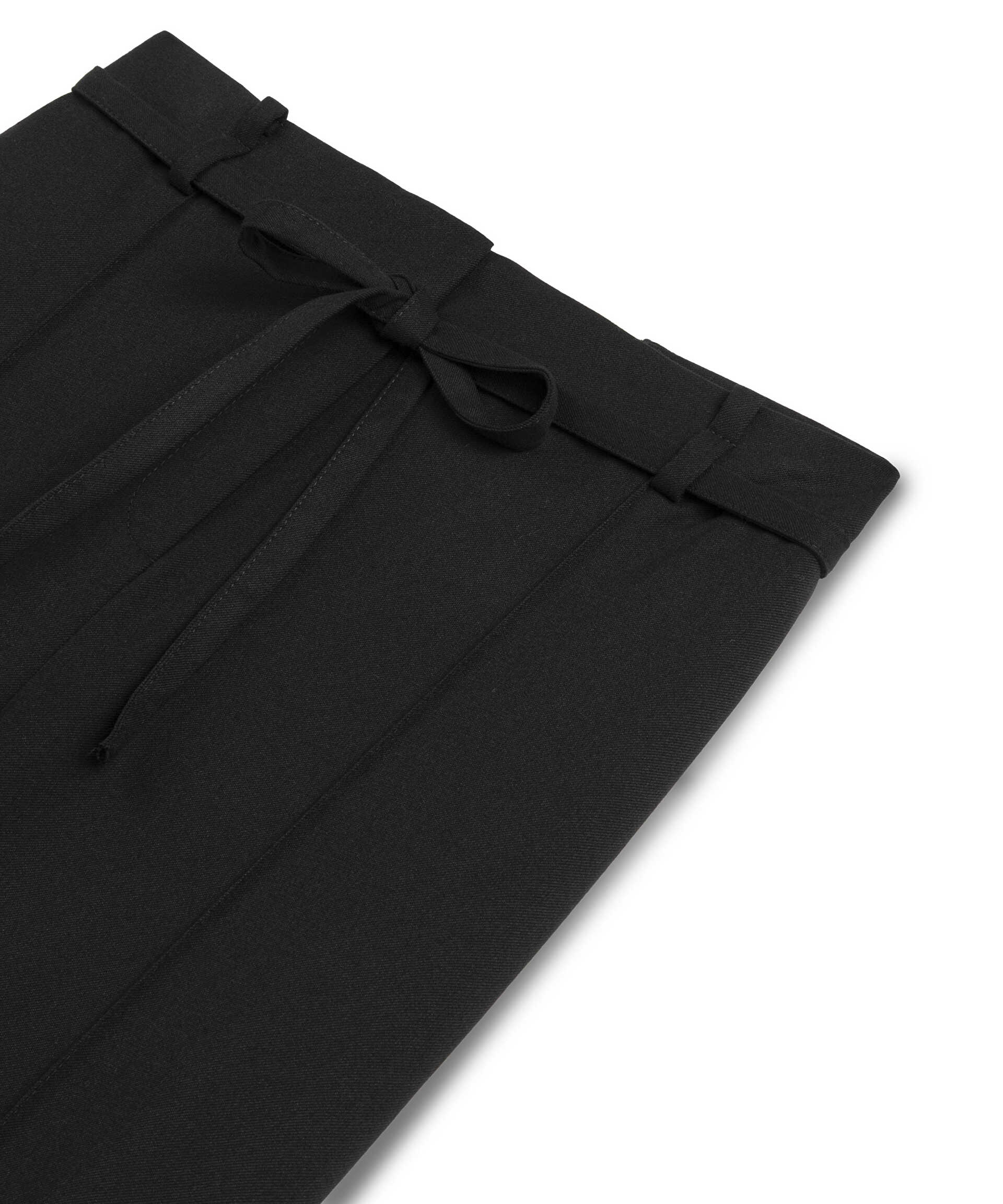 İpekyol Siyah İnce kuşaklı jogger pantolon görsel 5