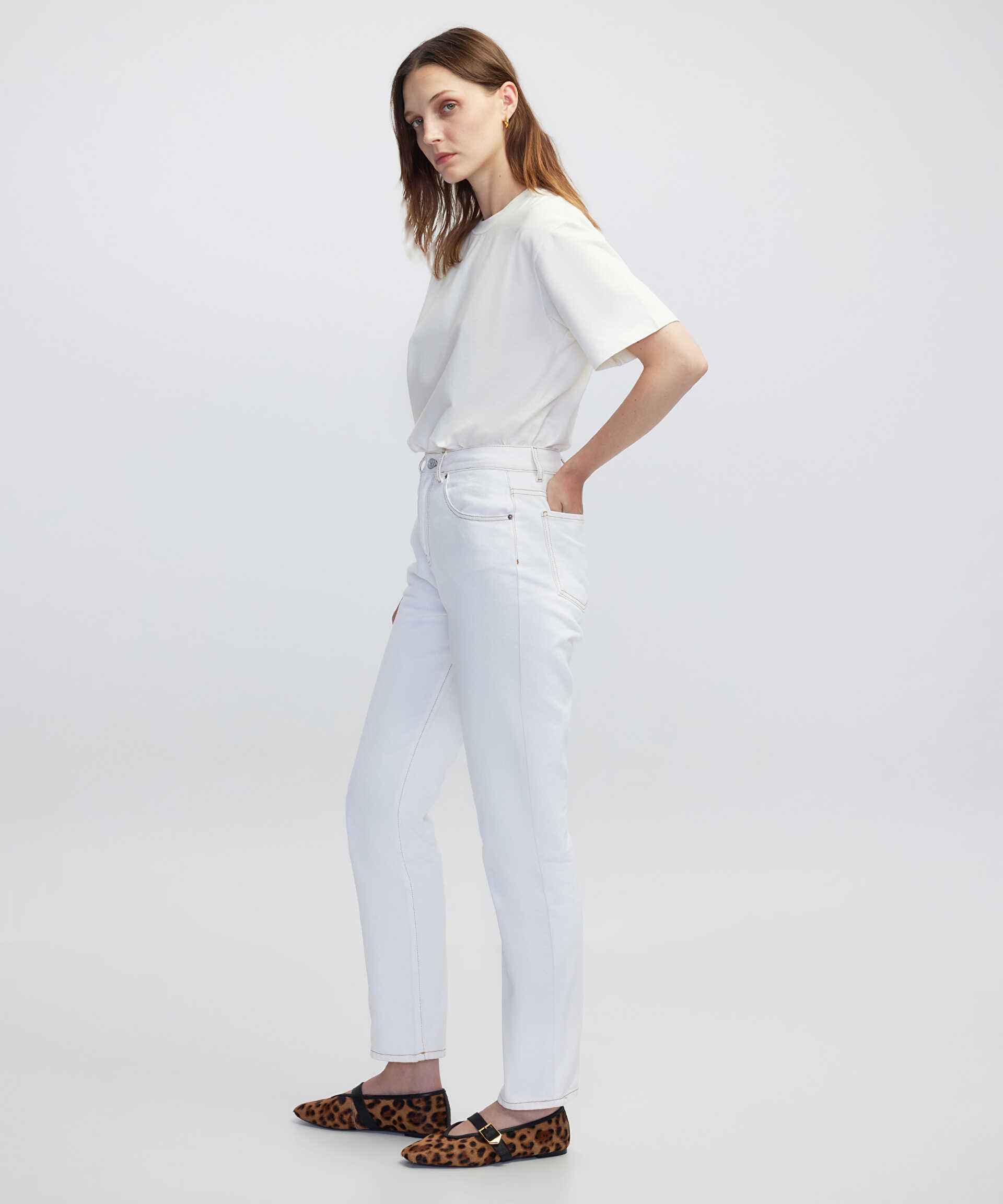 İpekyol Natürel Mom fit jean pantolon görsel 2