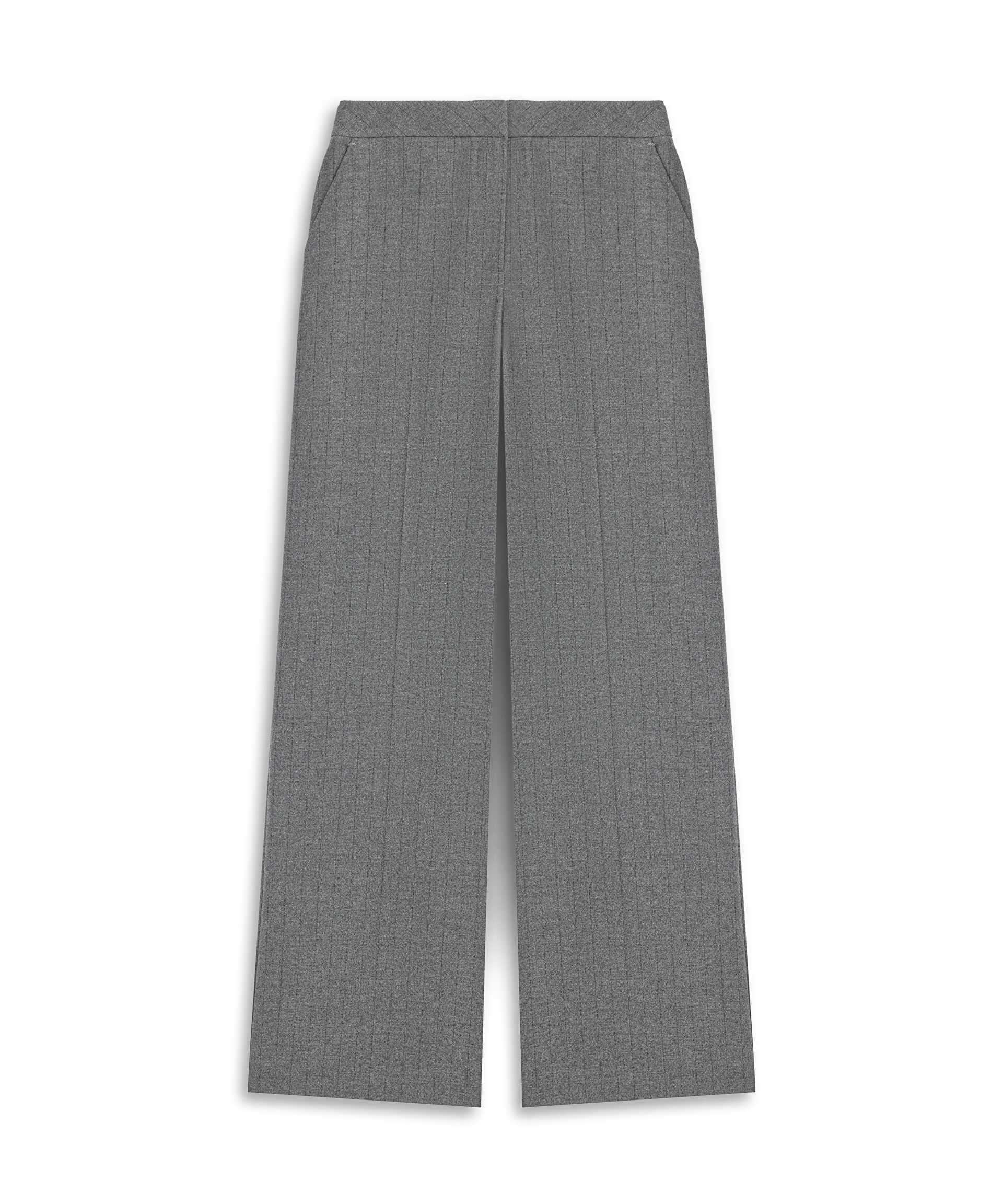 Miss İpekyol Gri Çizgili wide leg pantolon görsel 6