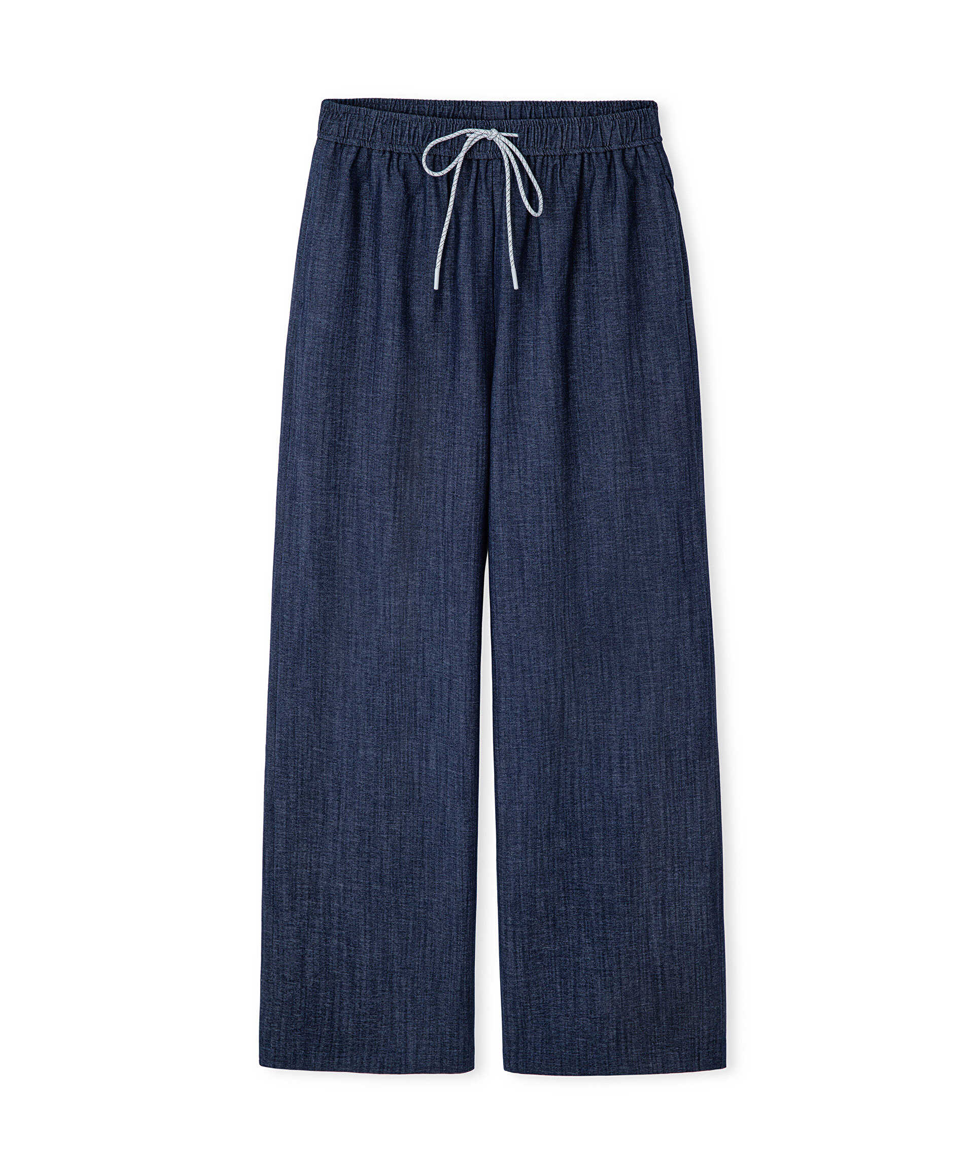 İpekyol Lacivert Denim görünümlü pantolon görsel 7