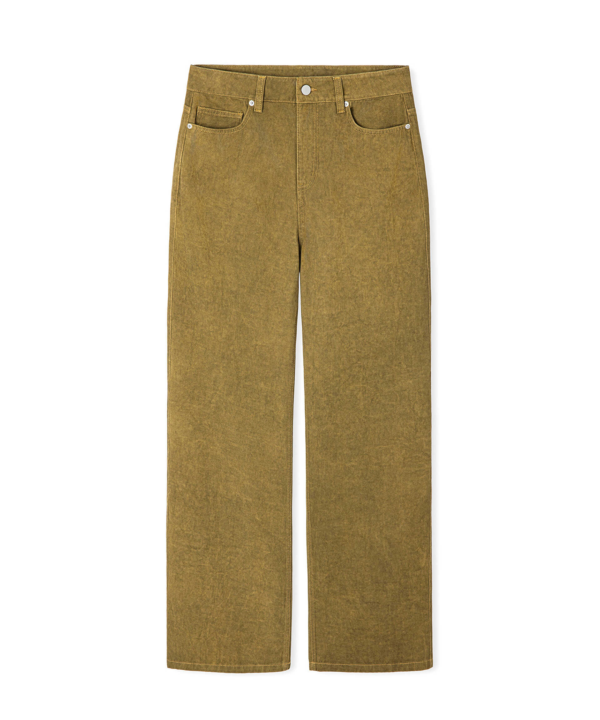 İpekyol Haki Non denim pantolon görsel 5