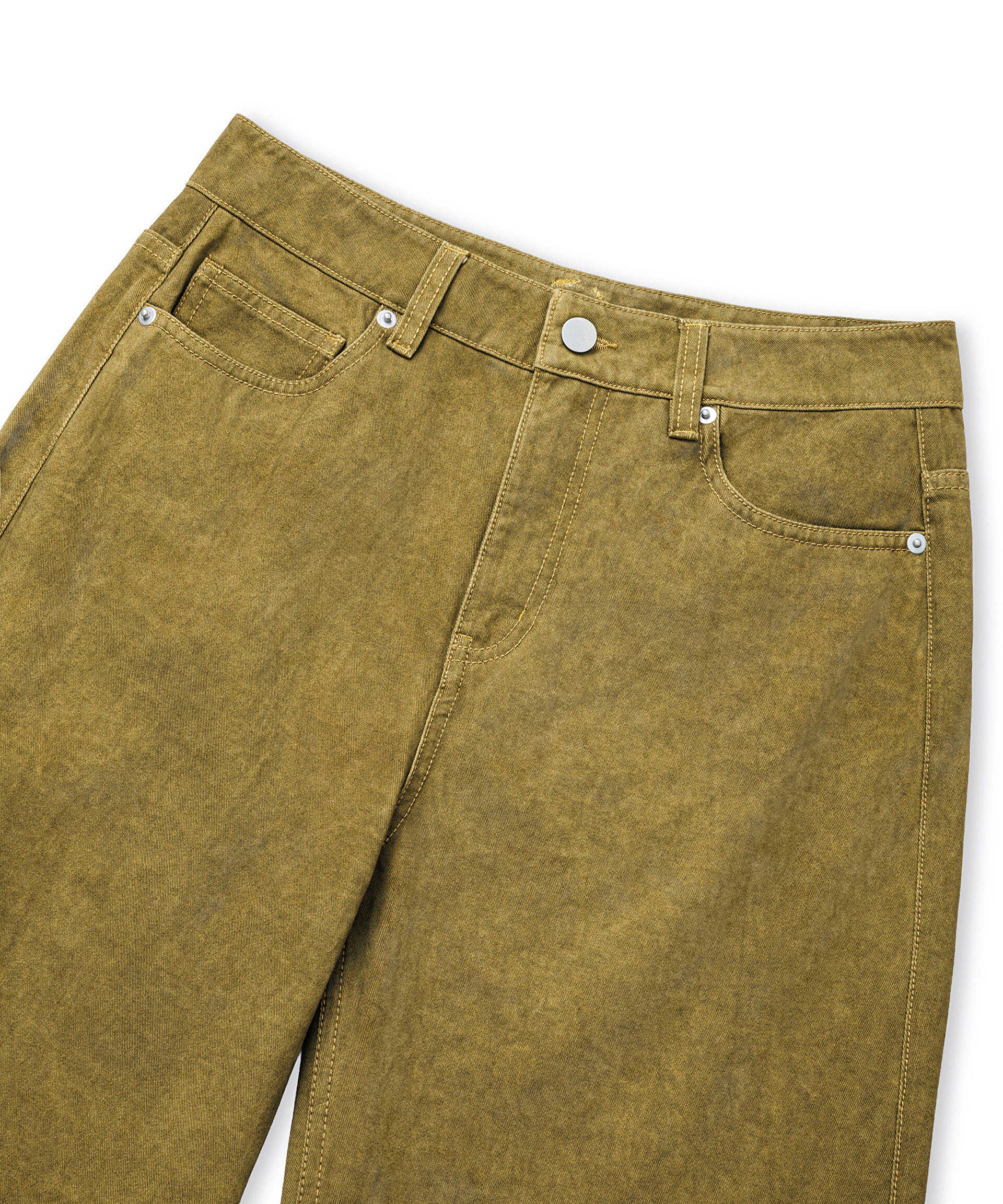 İpekyol Haki Non denim pantolon görsel 6