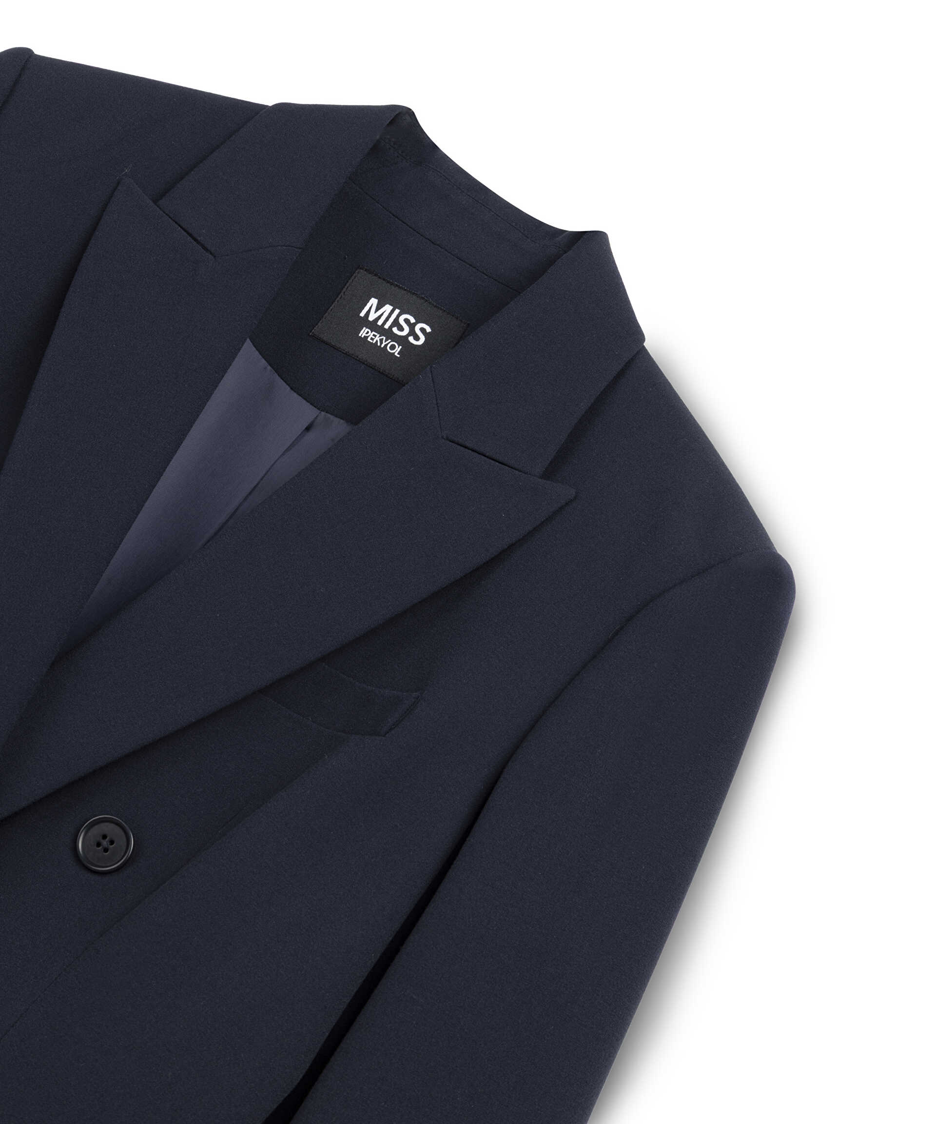 Miss İpekyol Lacivert Kruvaze blazer görsel 7