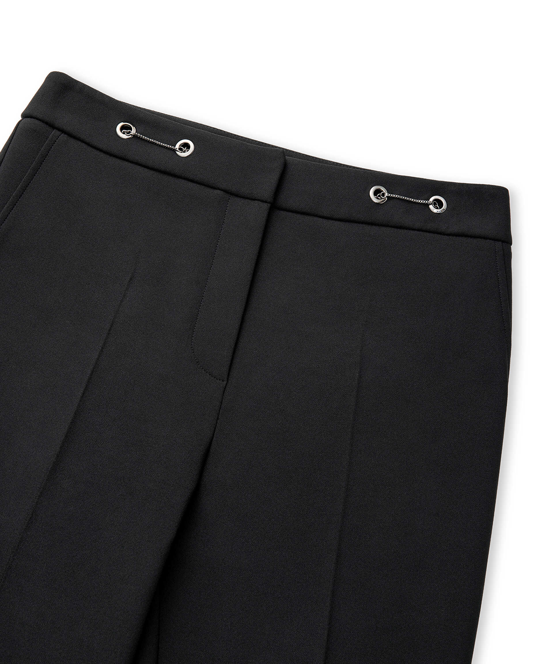 İpekyol Siyah Metal aksesuarlı skinny fit pantolon görsel 6