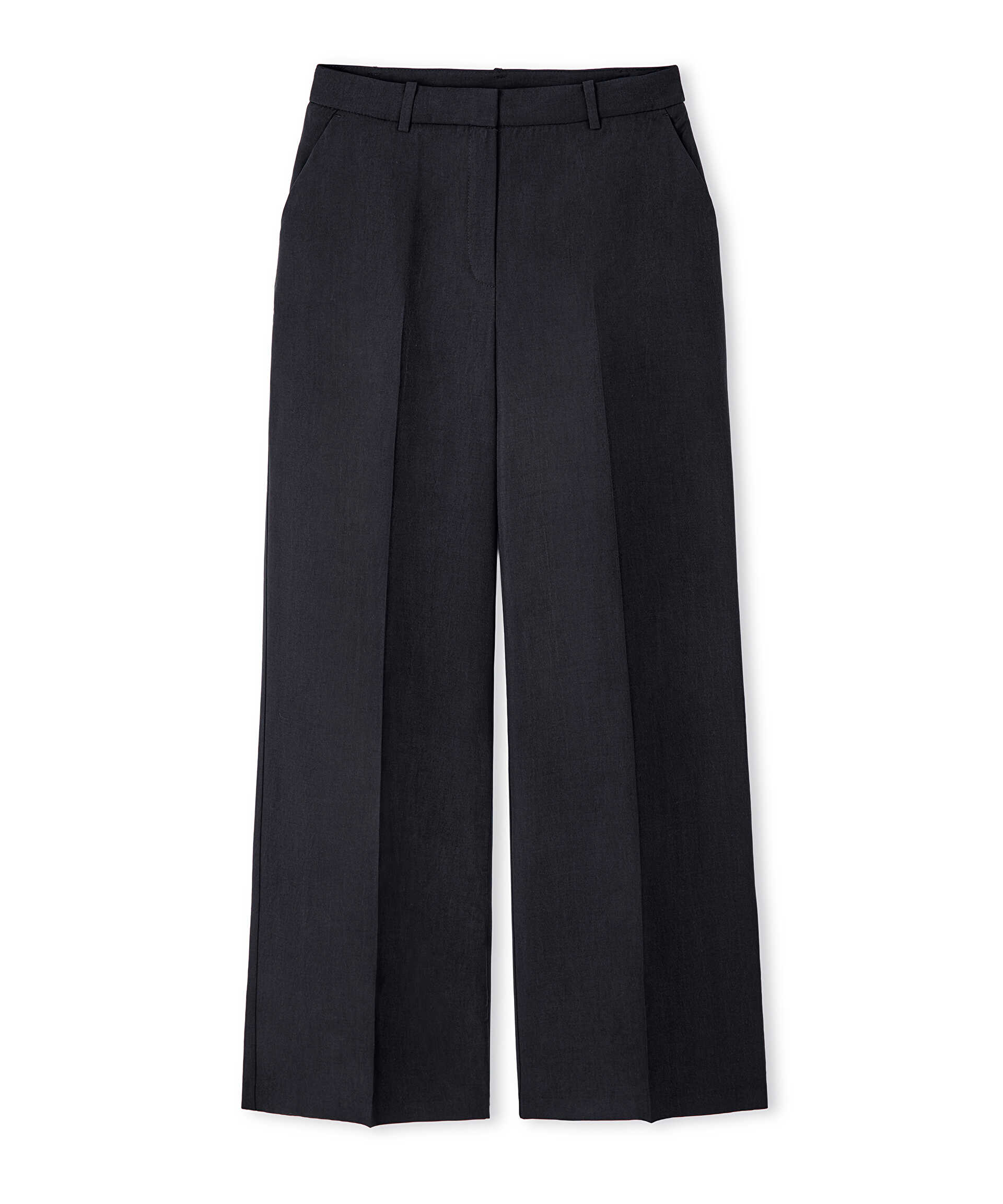 İpekyol Siyah Wide leg pantolon görsel 5