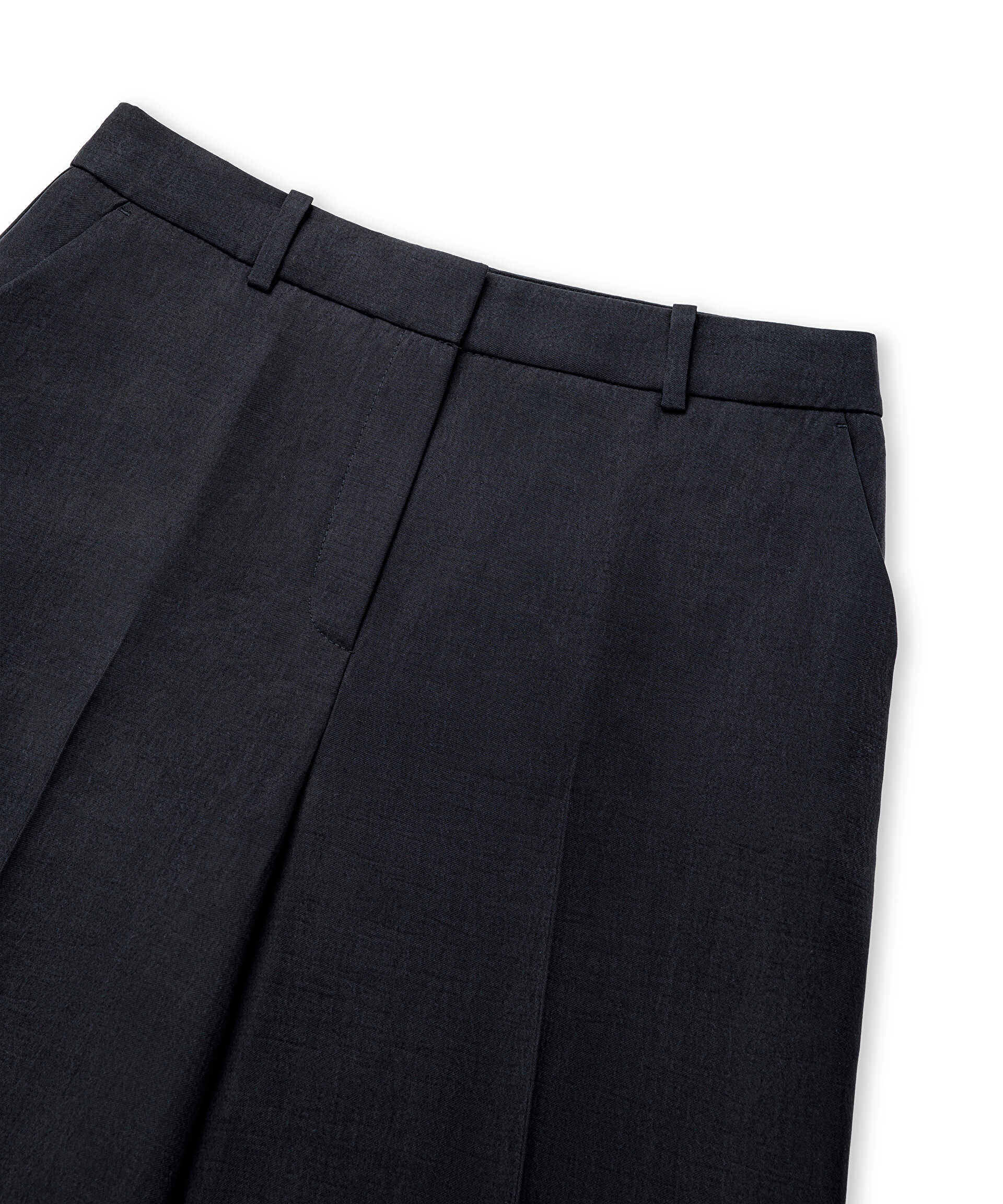 İpekyol Siyah Wide leg pantolon görsel 6