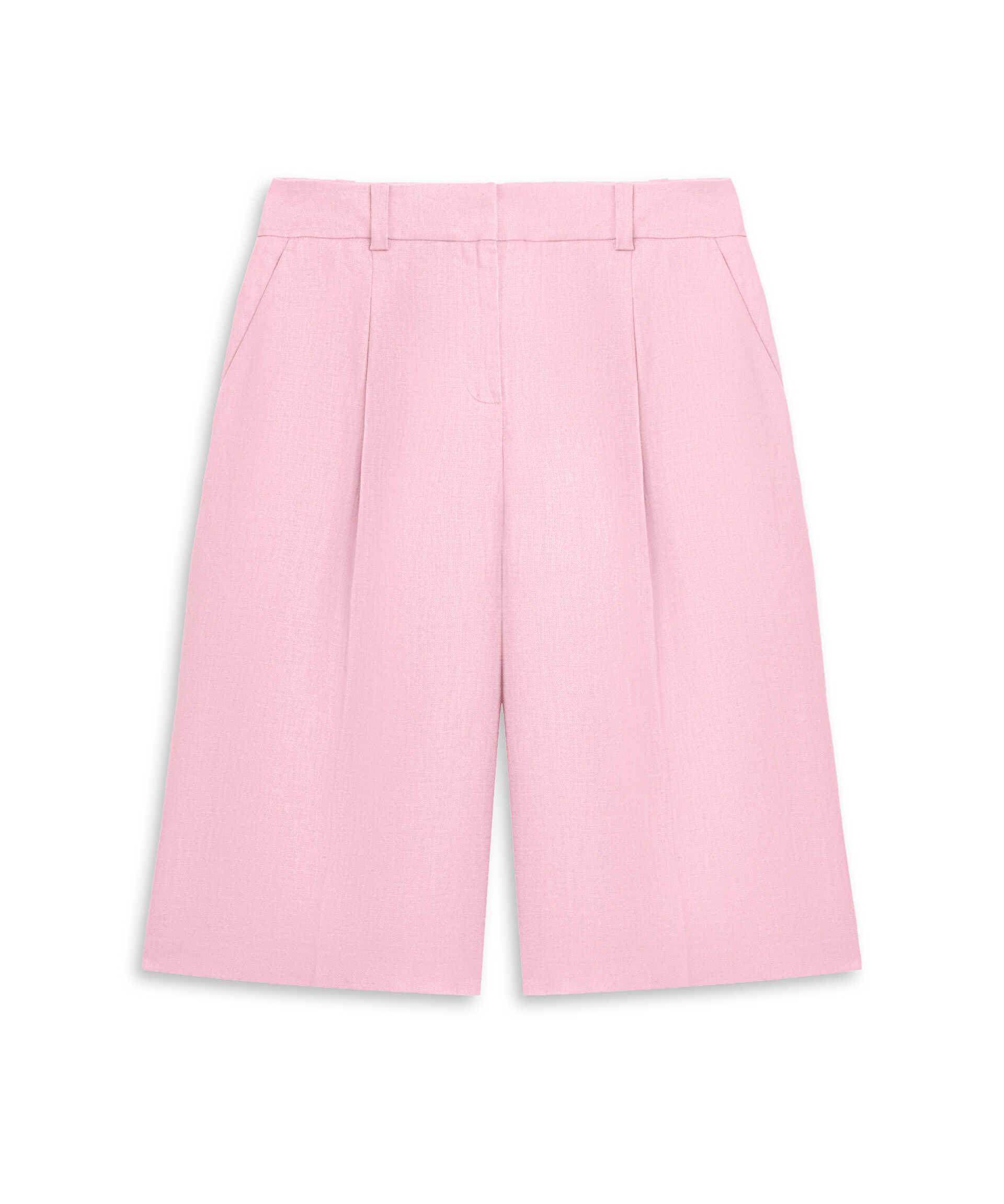 İpekyol Pembe Keten bermuda görsel 6