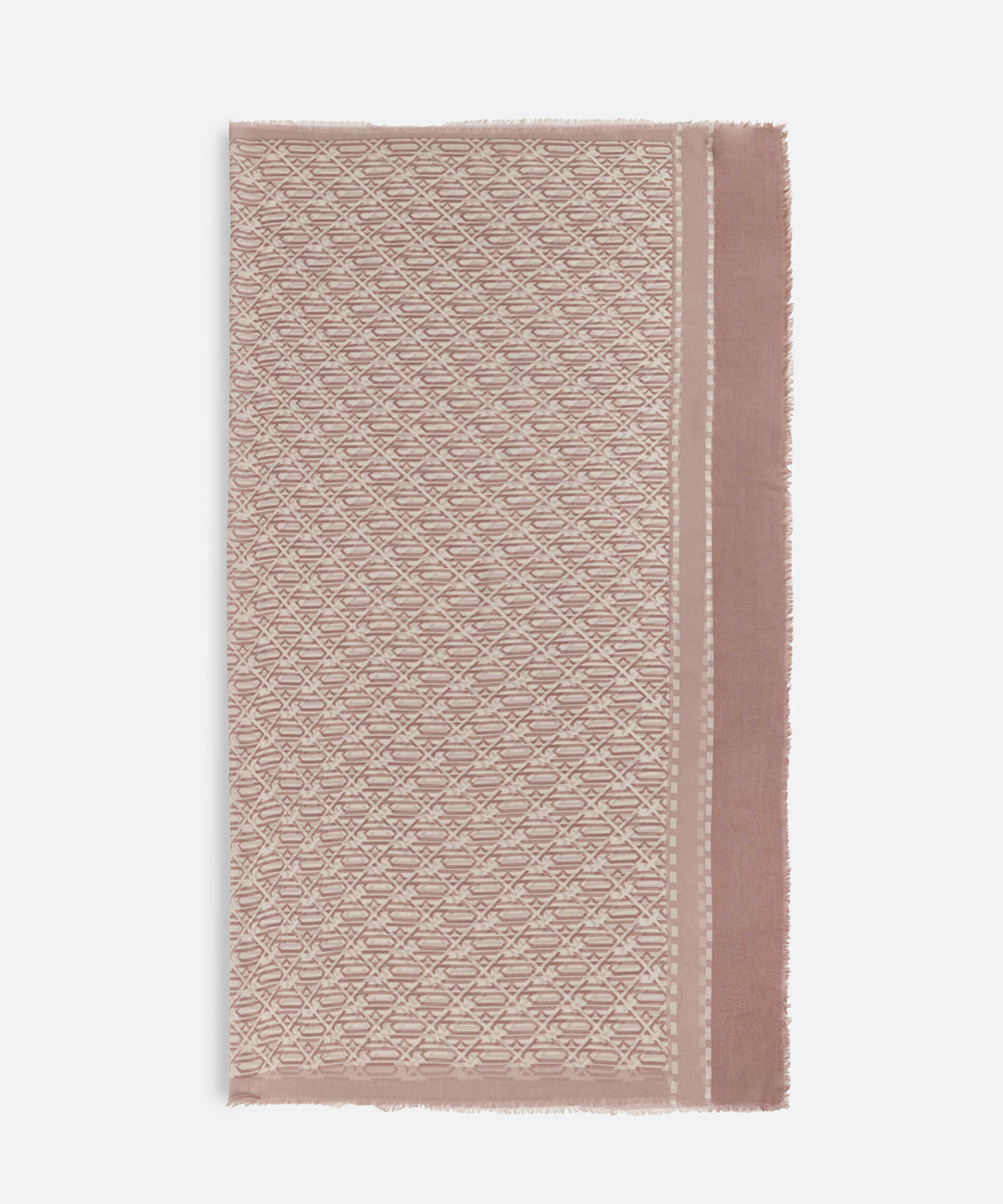 İpekyol Pembe Monogram şal