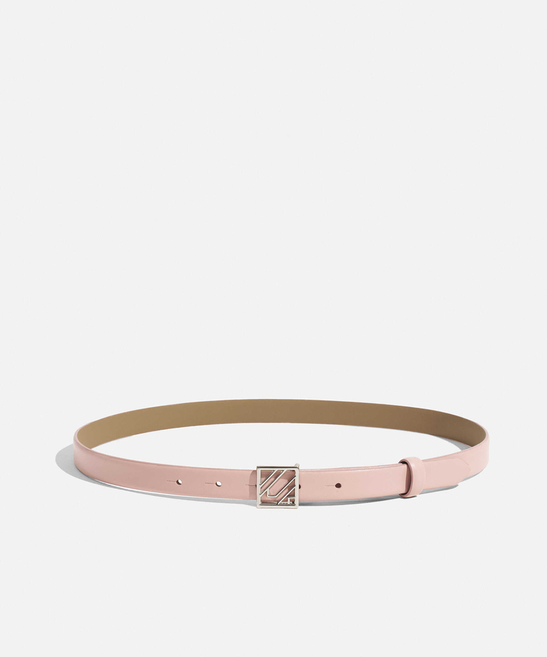 İpekyol Pembe Deri monogram tokalı kemer görsel 2