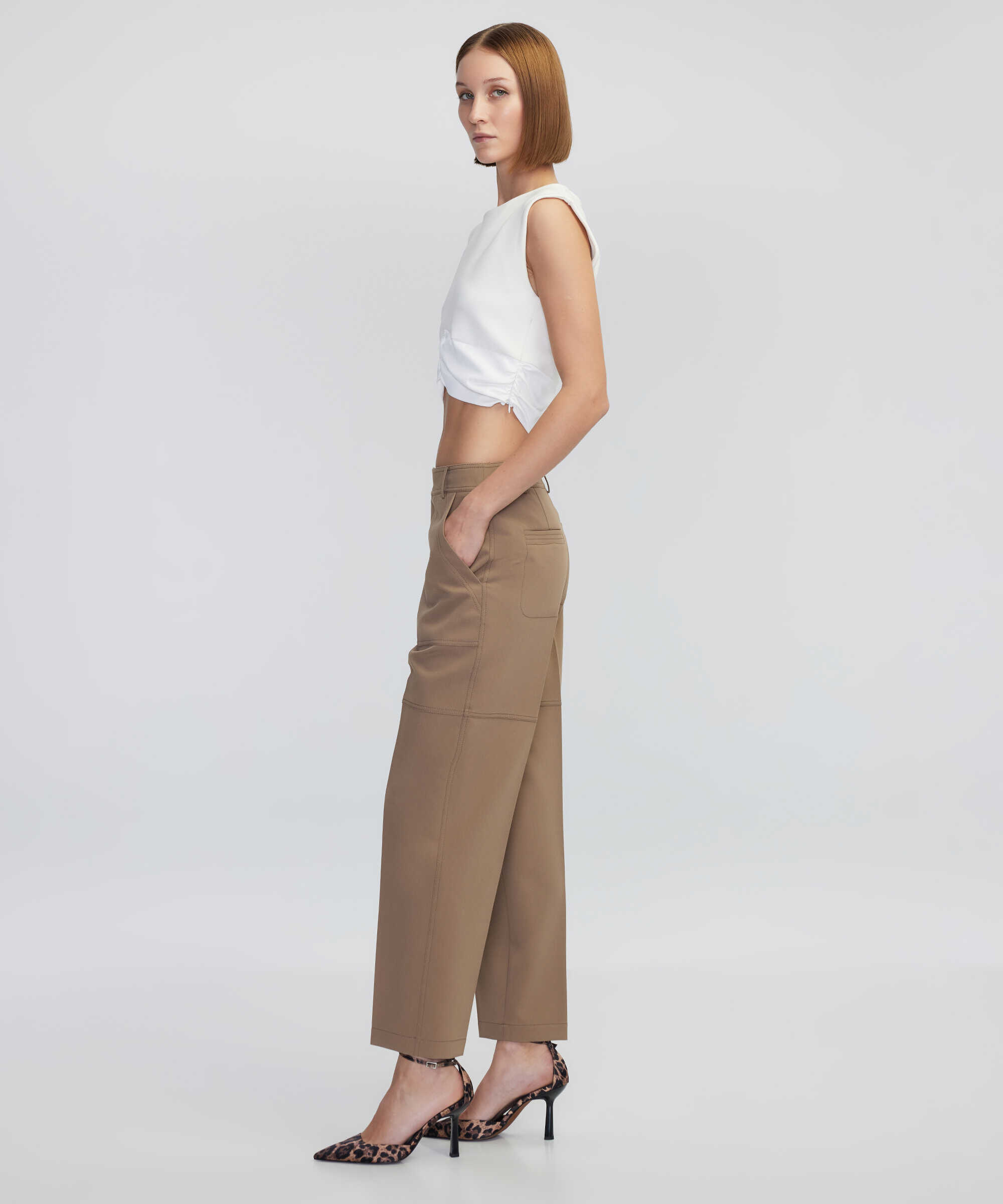 Kargo cepli carrot fit pantolon - IW6240003404053 - Tütün Pantolon