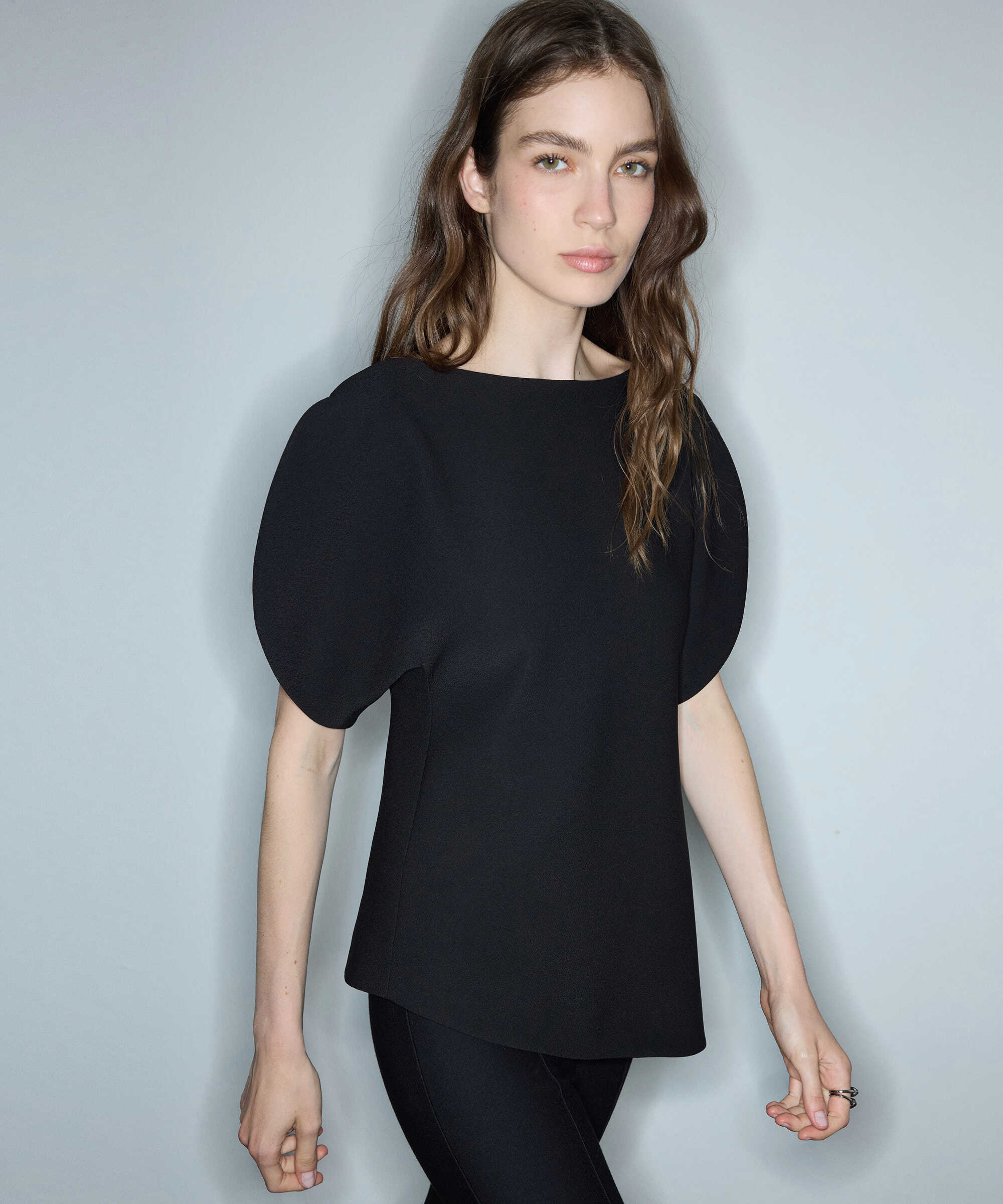 Balon kol bluz - IW6260006160001 - Siyah undefined