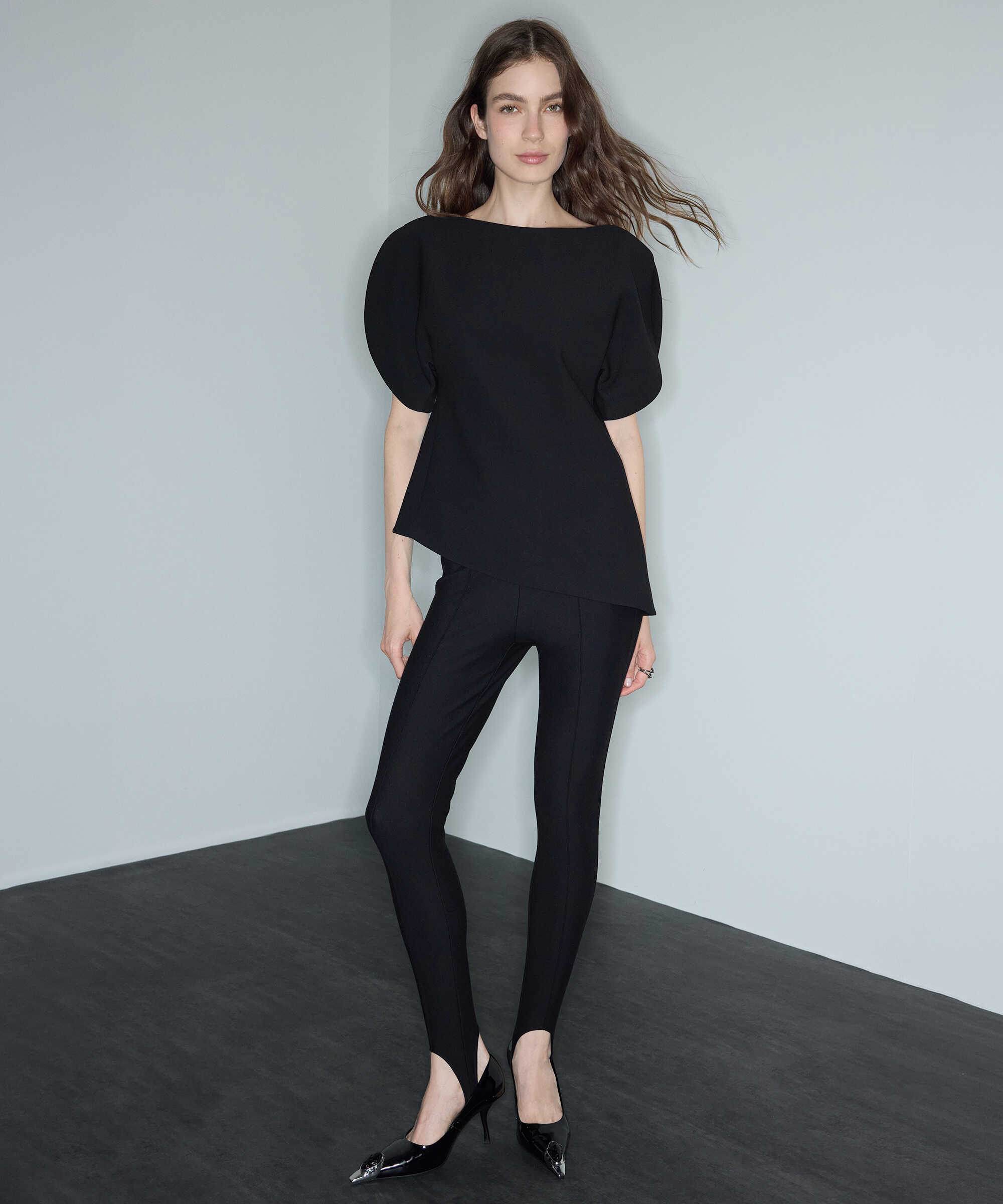 Balon kol bluz - IW6260006160001 - Siyah undefined