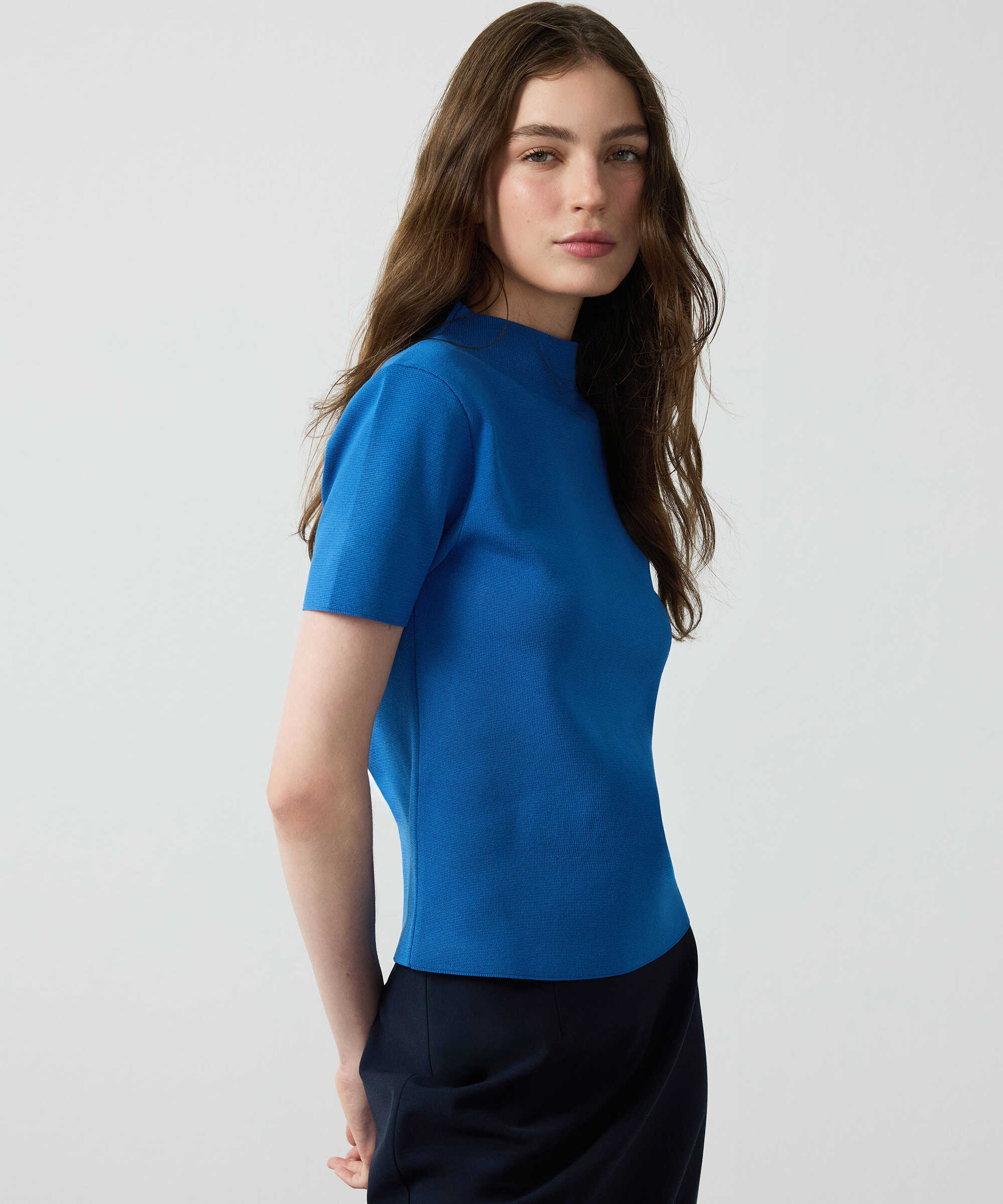 Yüksek yaka basic triko - IW6260050132020 - Saks Triko