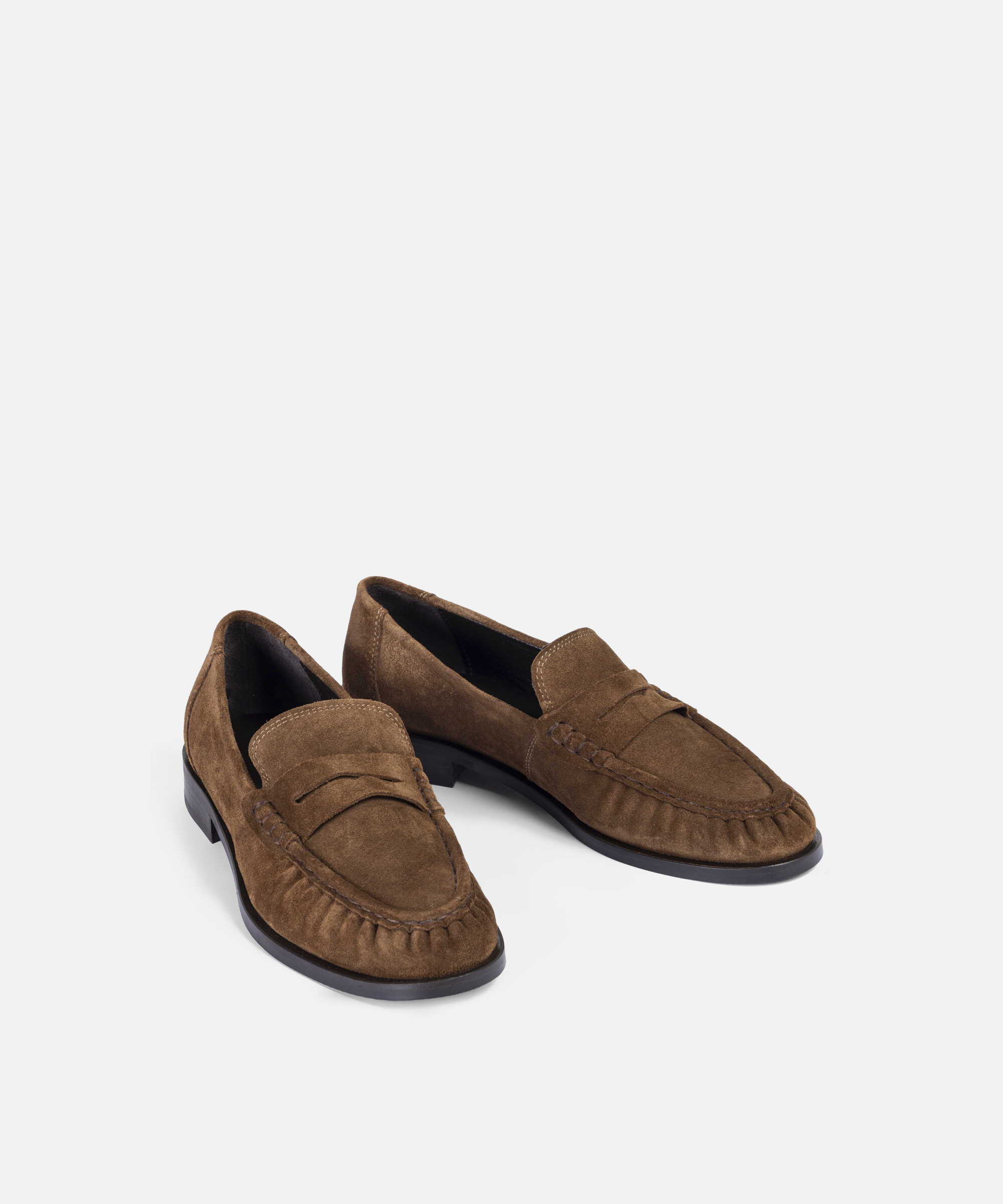 %100 deri maskeli makosen - IW6260030024021 - Taba Düz Ayakkabı