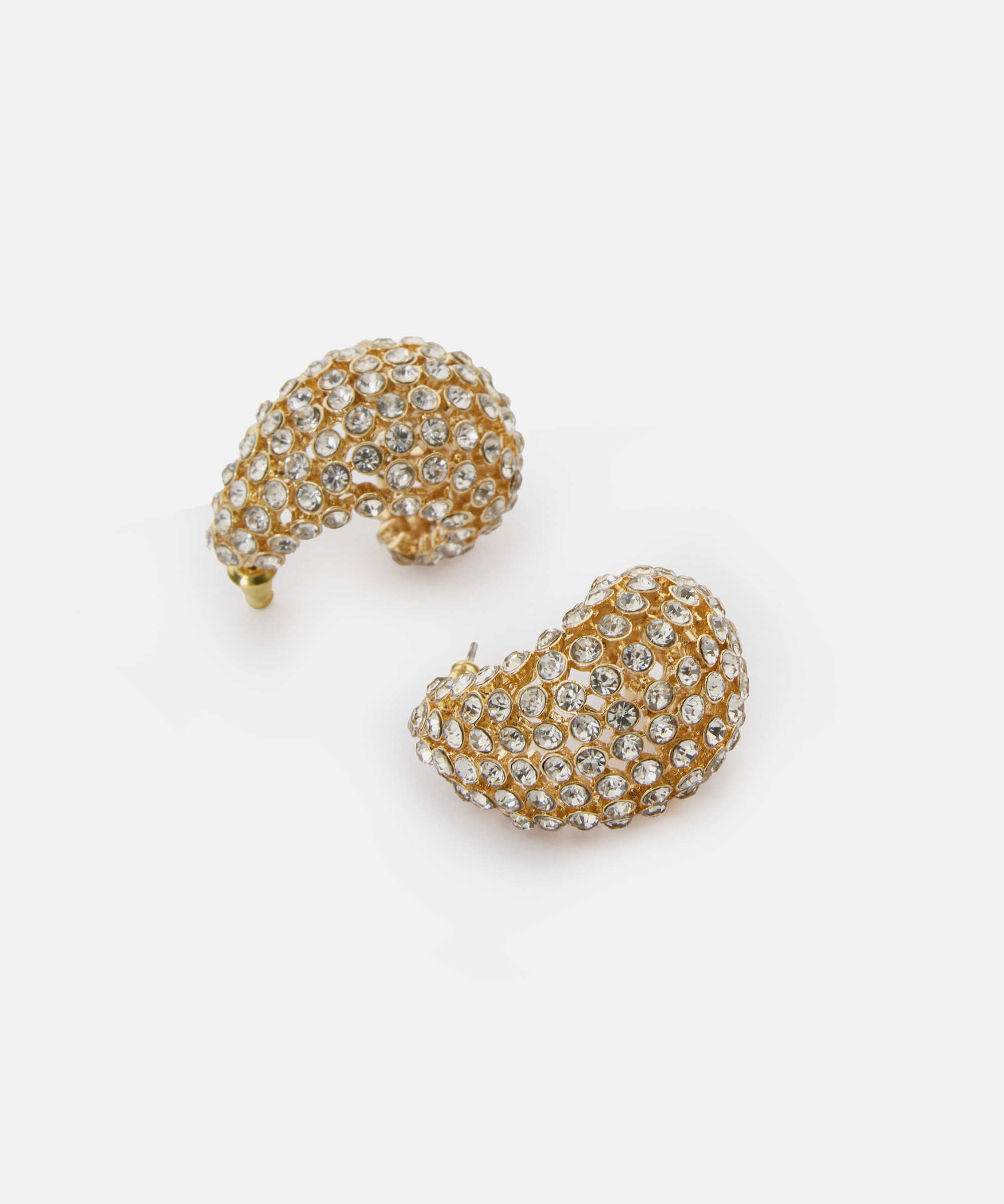 Strass taşlı küpe - IW6260068048265 - Altın Küpe