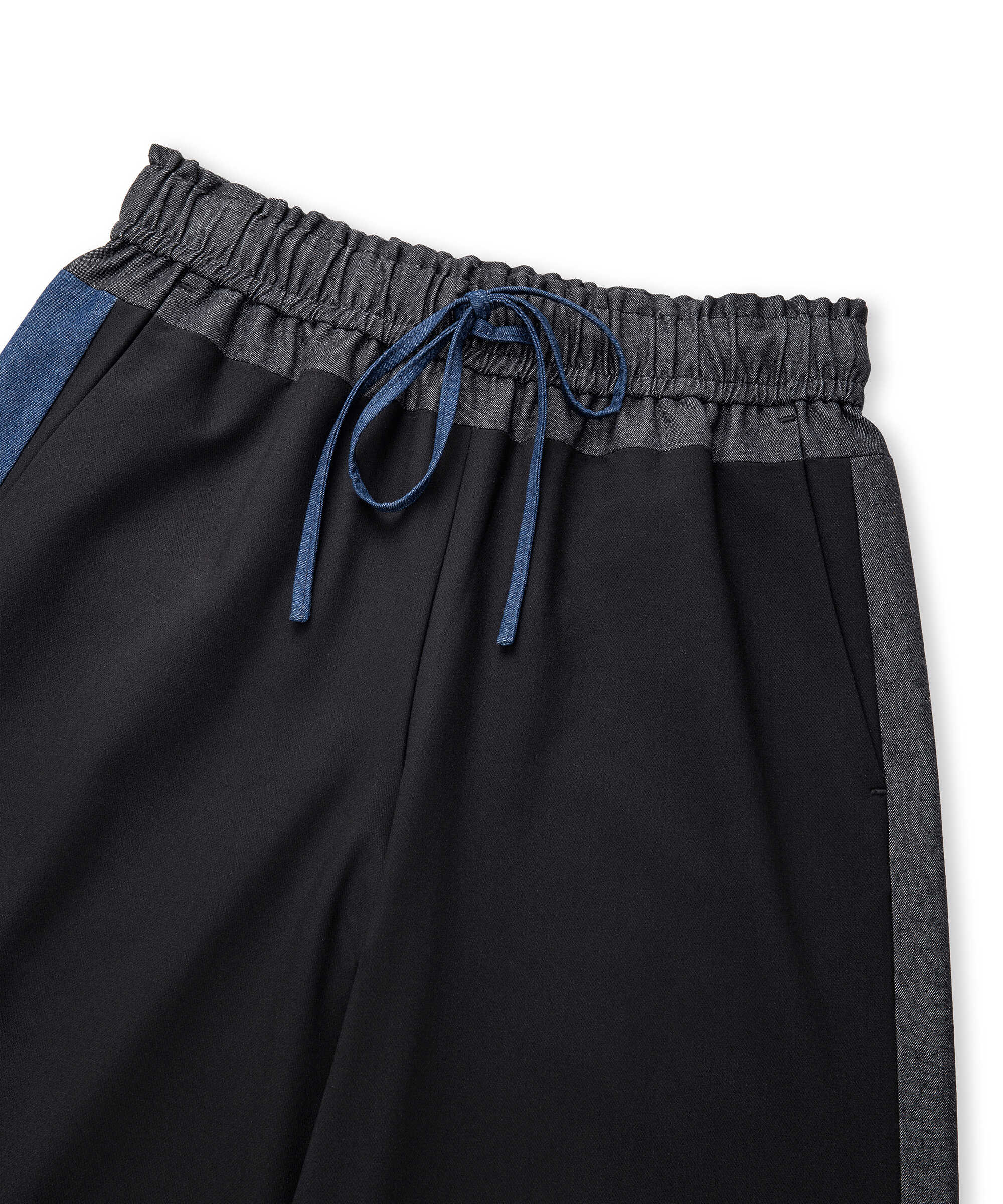 Kontrast bel colorblock pantolon - IS1260003149001 - Siyah Pantolon