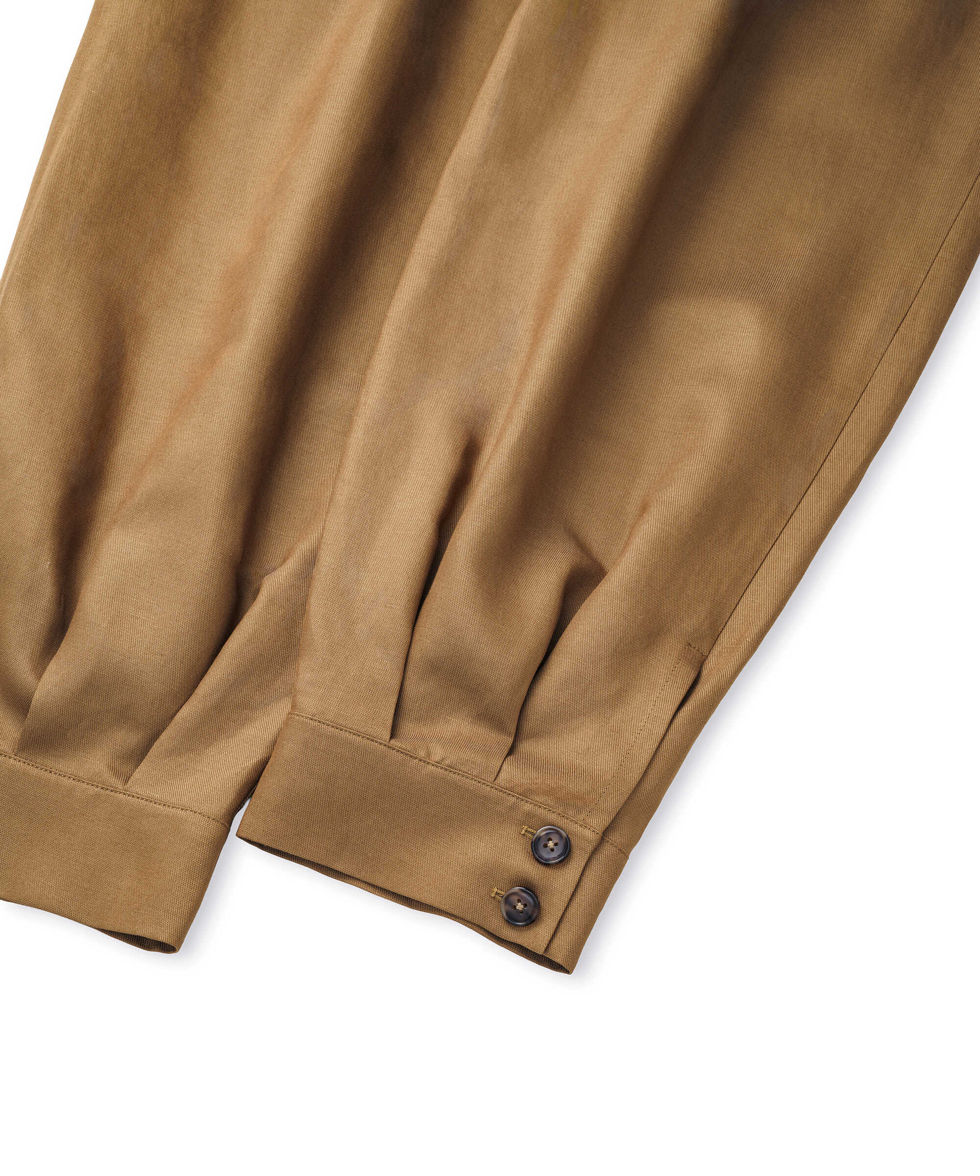 Düğme aksesuarlı balon fit pantolon - IS1260003213003 - Natürel Pantolon