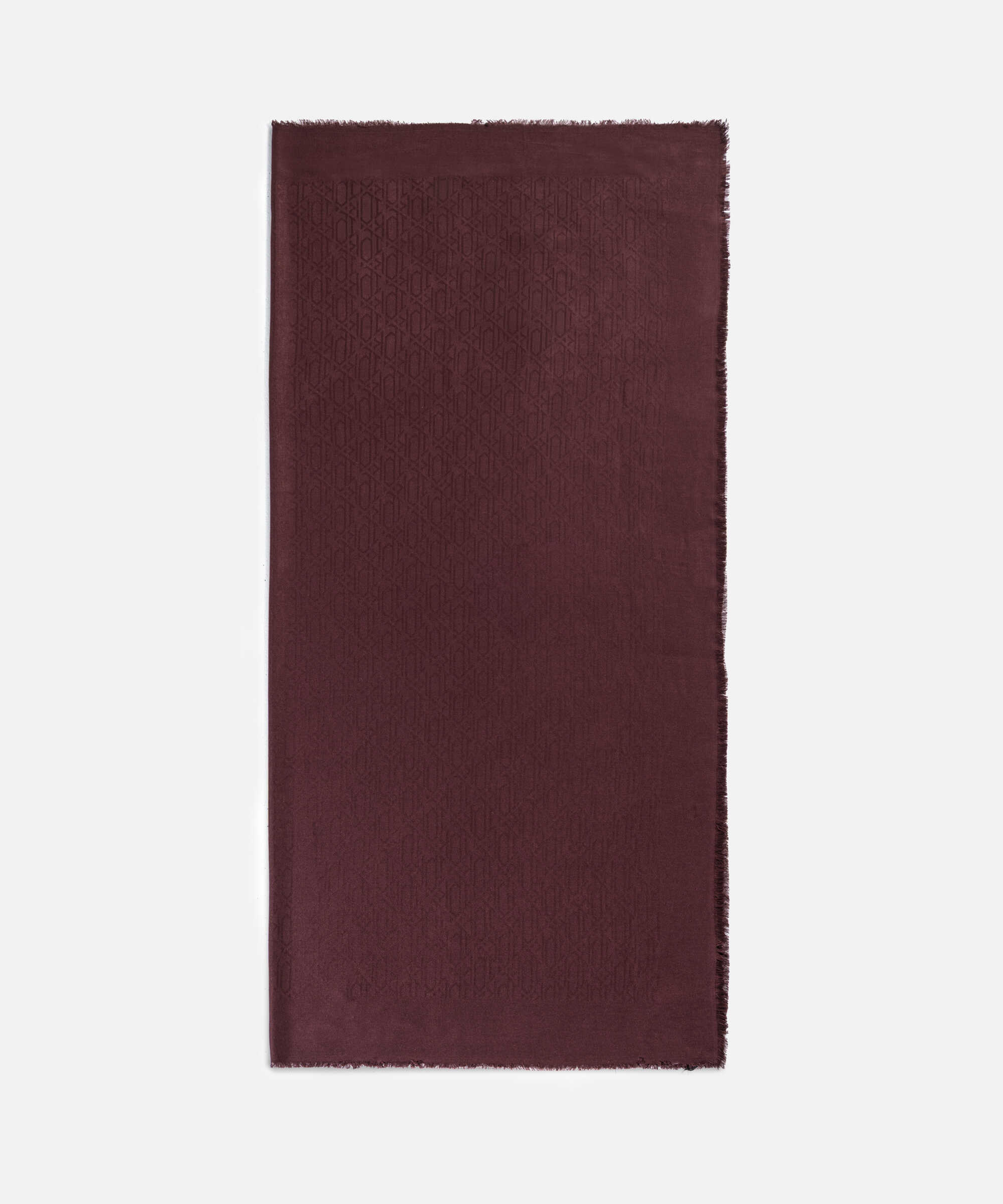 Monogram şal - I00000065001035 - Bordo Şal ve Fular