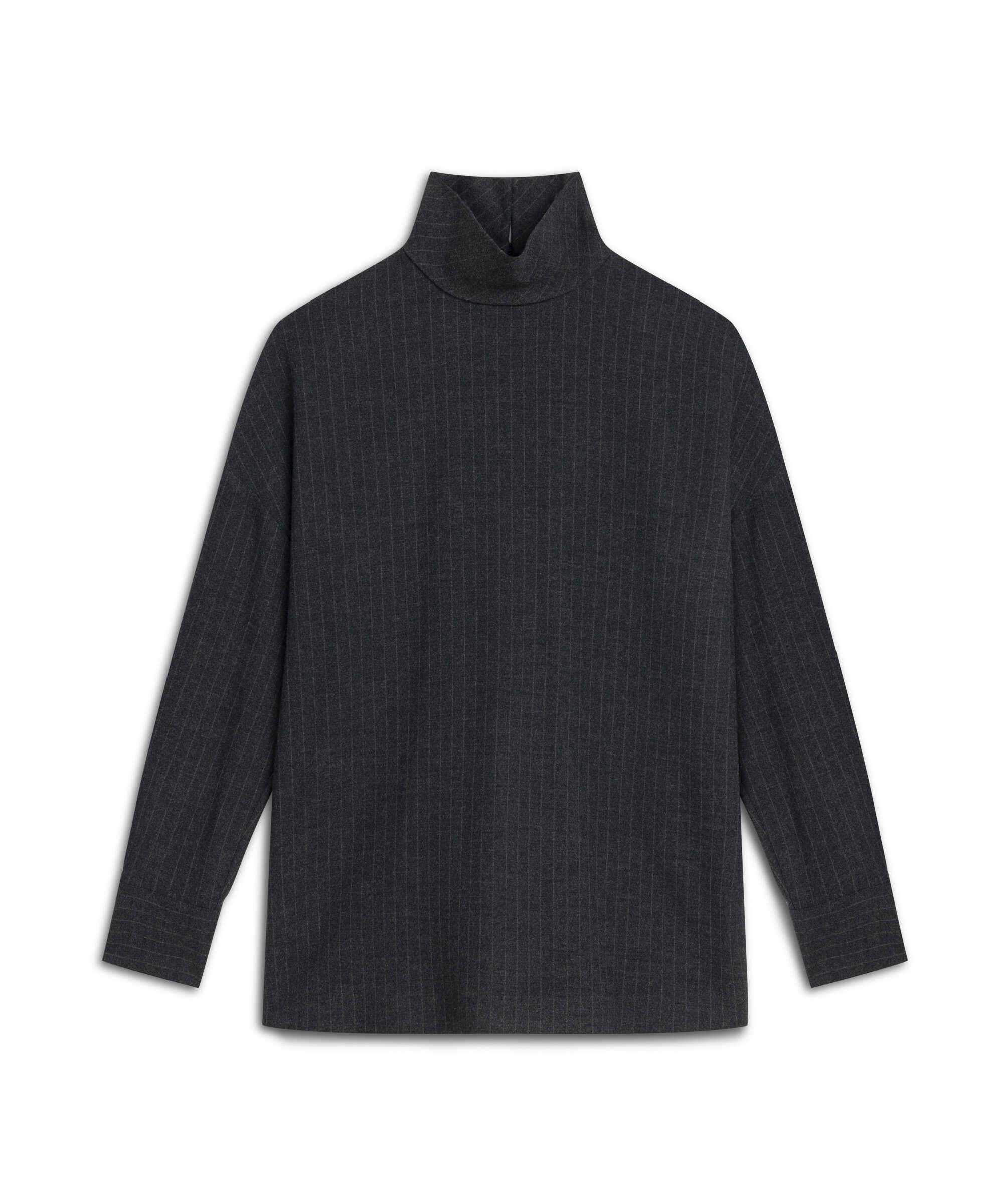Çizgi desen bluz - IW6240006209005 - Gri Bluz