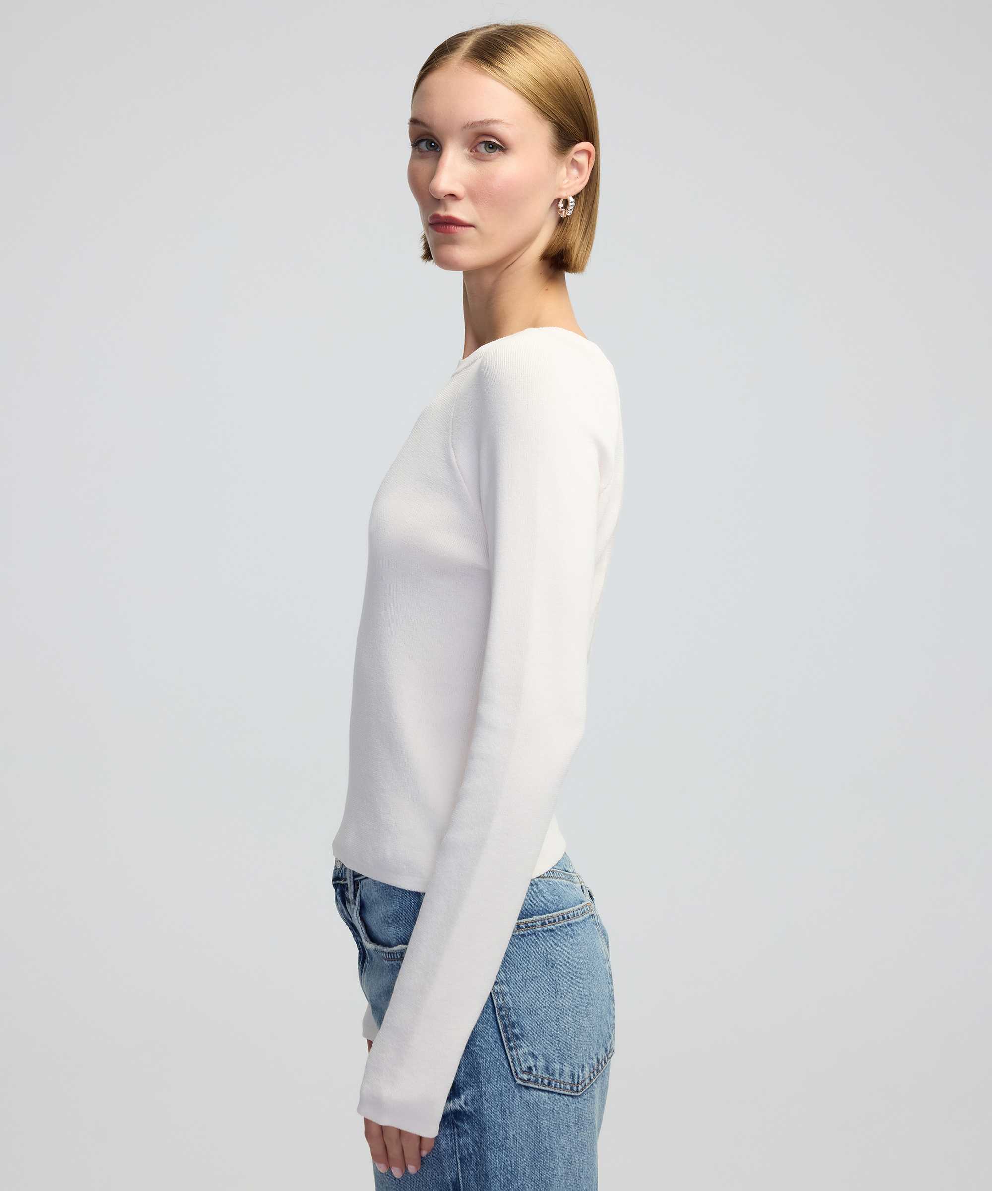 Cutout triko - IW6240050354018 - Ekru Triko