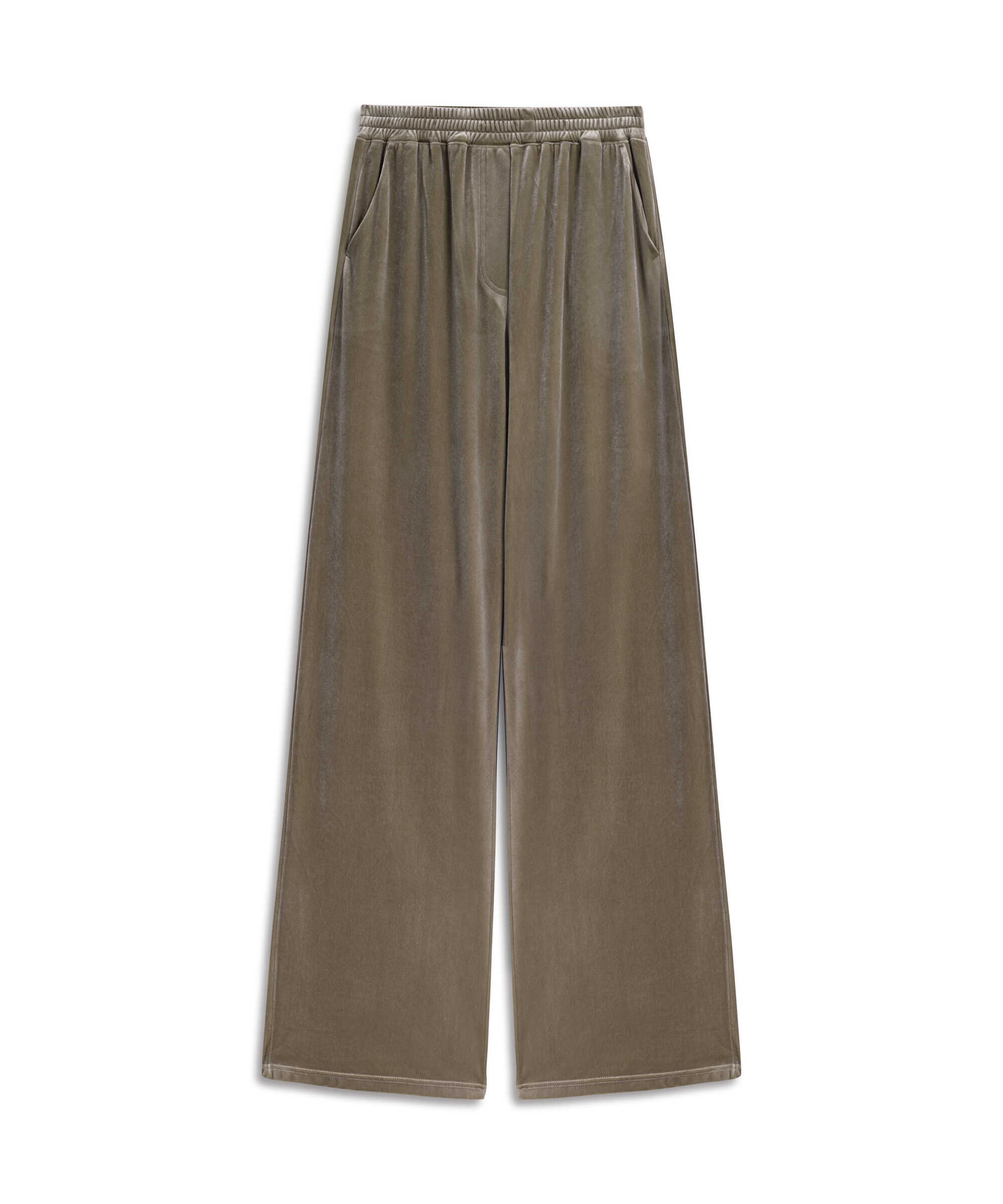 Elastik bel kadife pantolon - IW6250003056014 - Vizon Pantolon