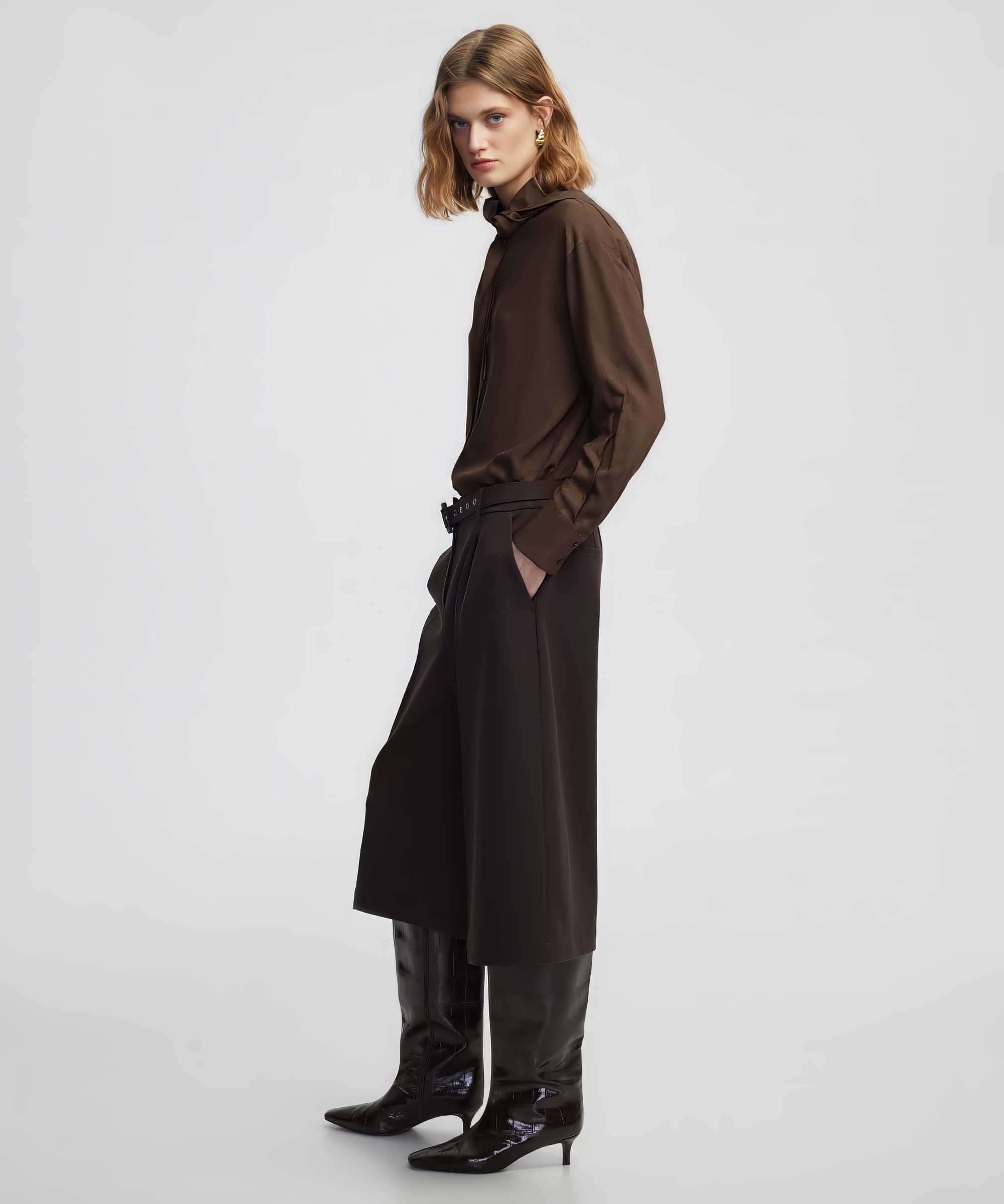 Cepli bermuda - IW6250003372074 - Kahverengi Pantolon