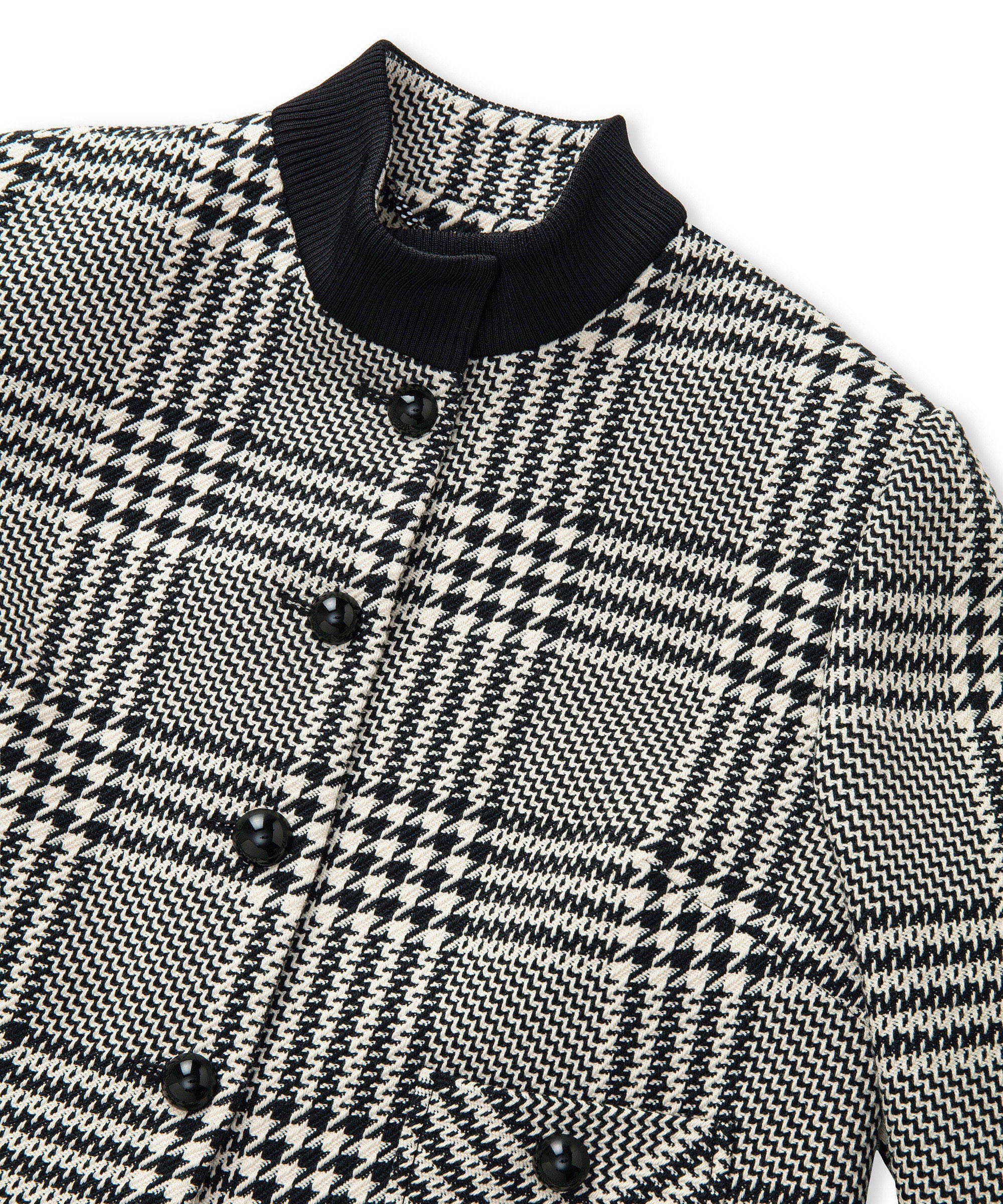 Ekose desen ceket - IW6250005056001 - Siyah Ceket