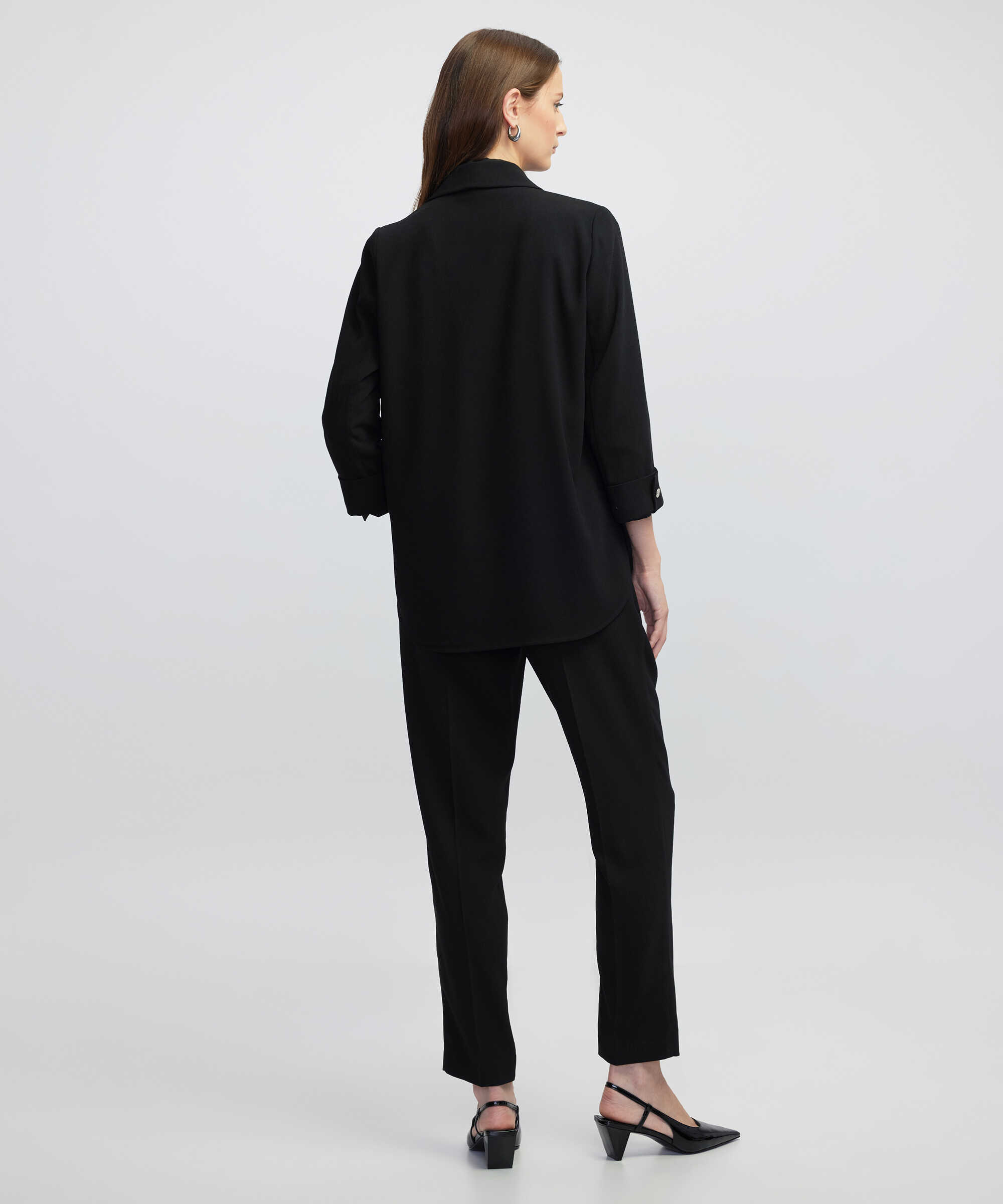 Vintersemestre ブラックメタル black l Siyah Düğmeli astarsız ceket IW6250005069001 | İpekyol