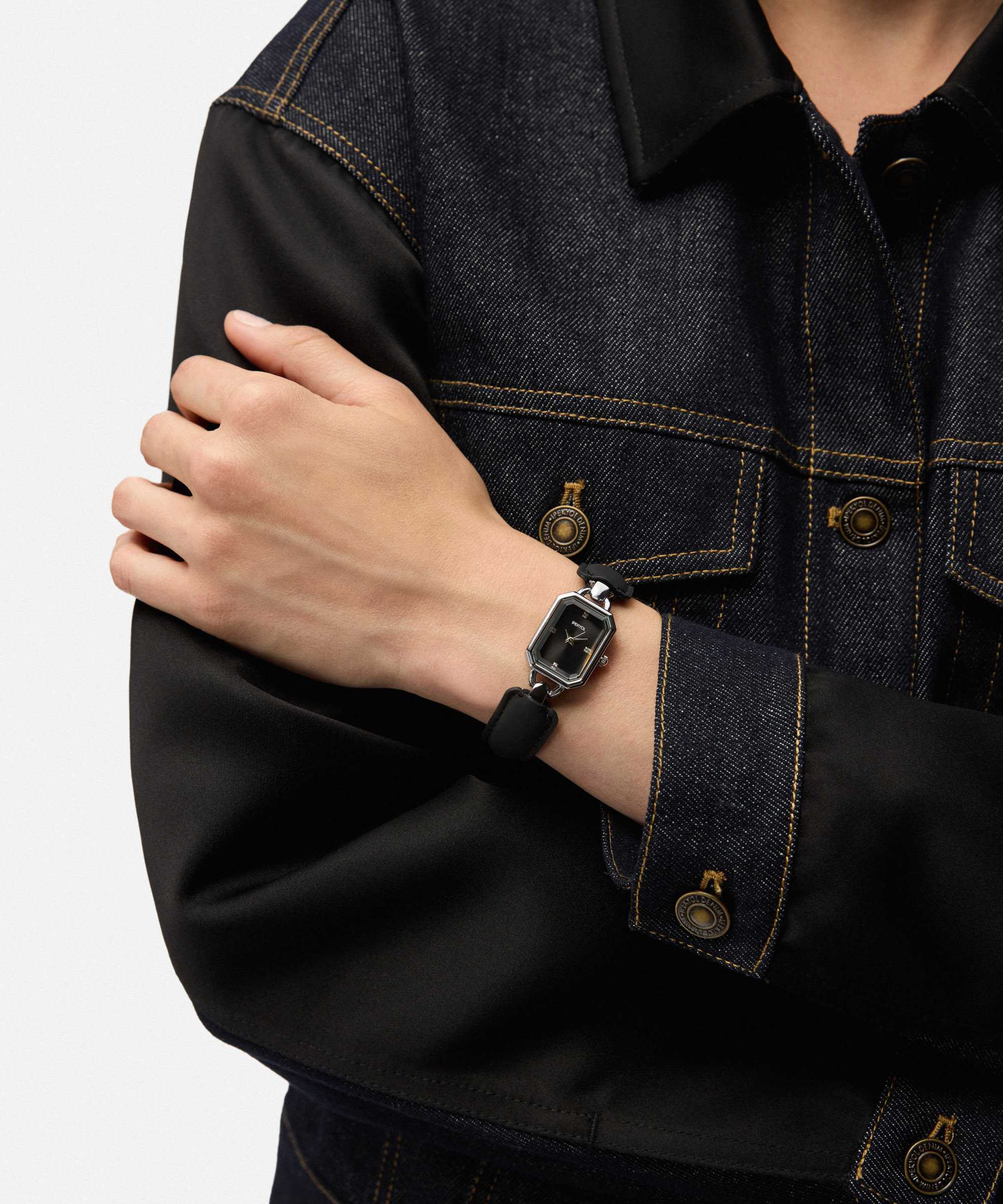 Siyah Geometrik kasa kol saati IW6250096001001 | İpekyol