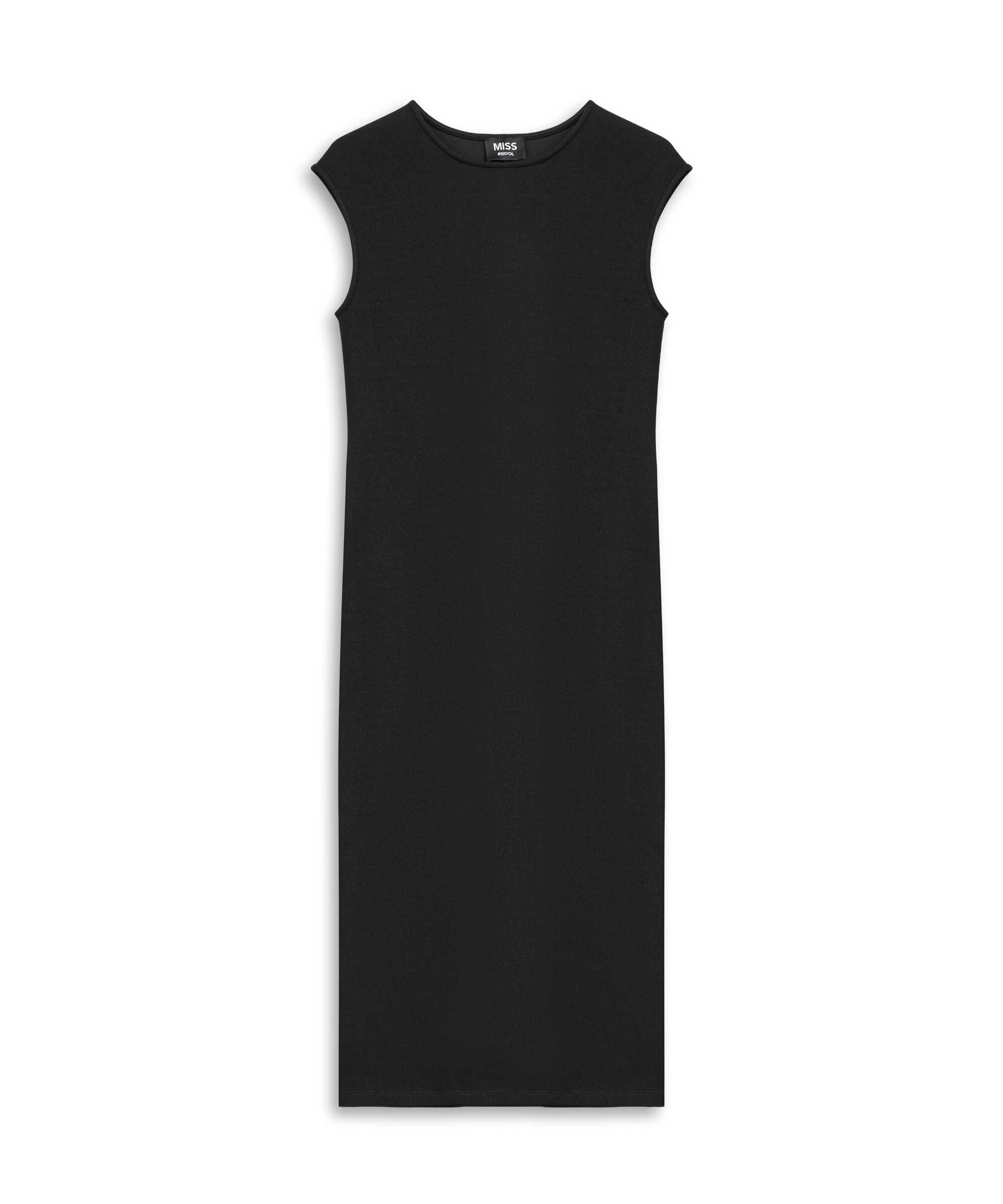 Basic penye elbise - IW6260002165001 - Siyah Elbise