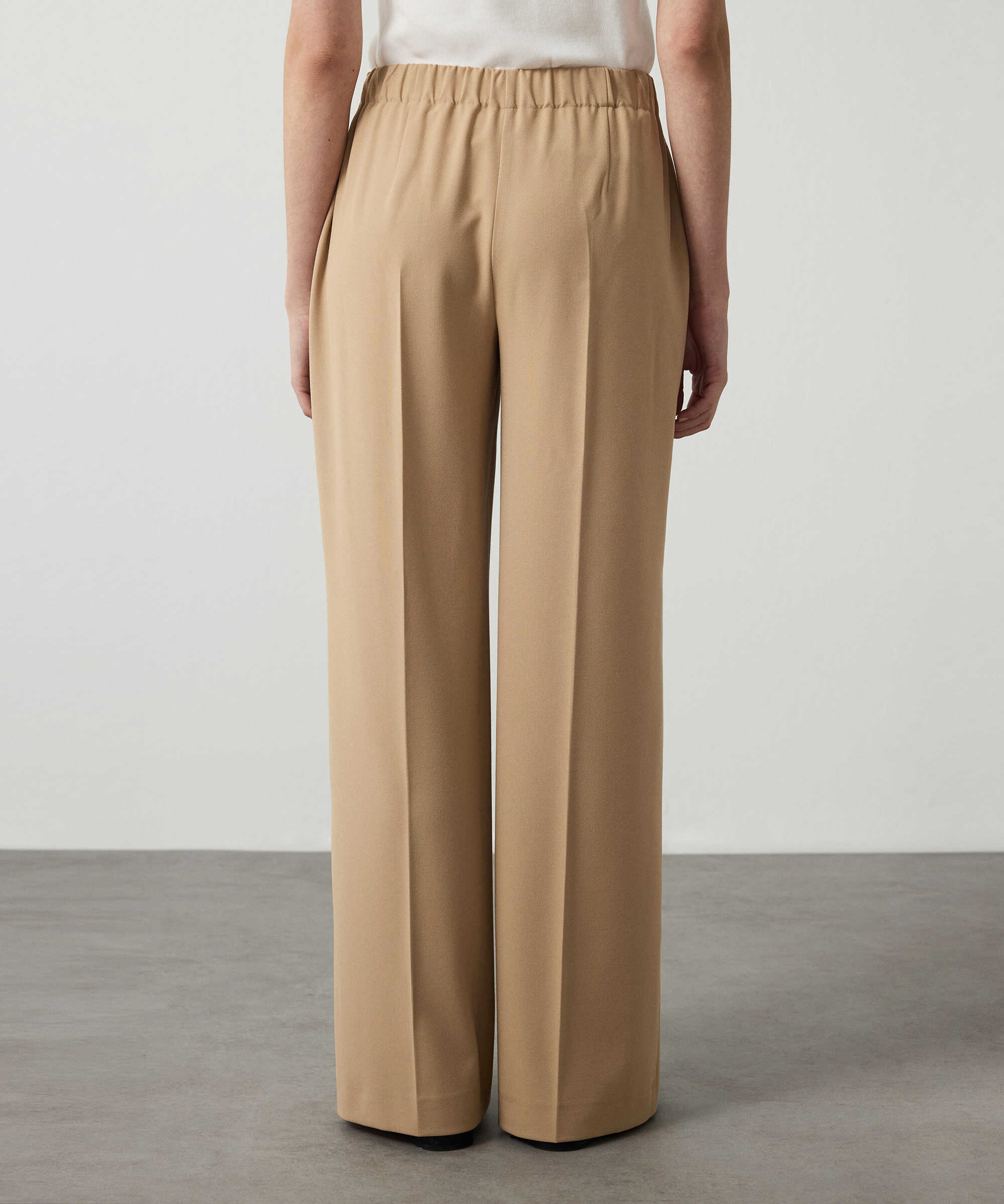 Wide leg fit pantolon - IW6260003128027 - Kamel Pantolon