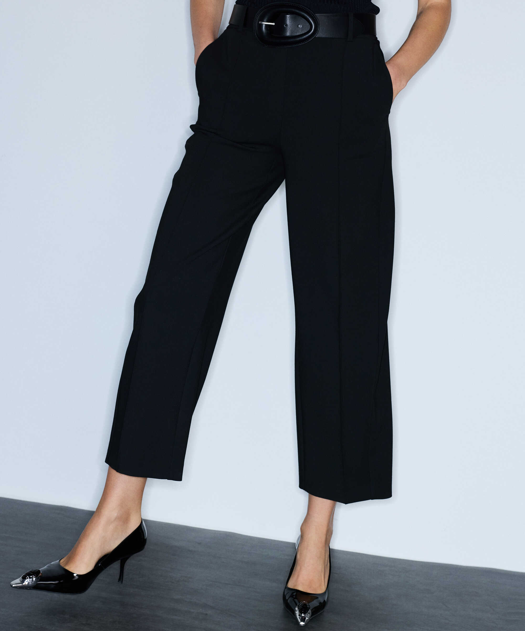 Barrel fit pantolon - IW6260003135001 - Siyah Pantolon