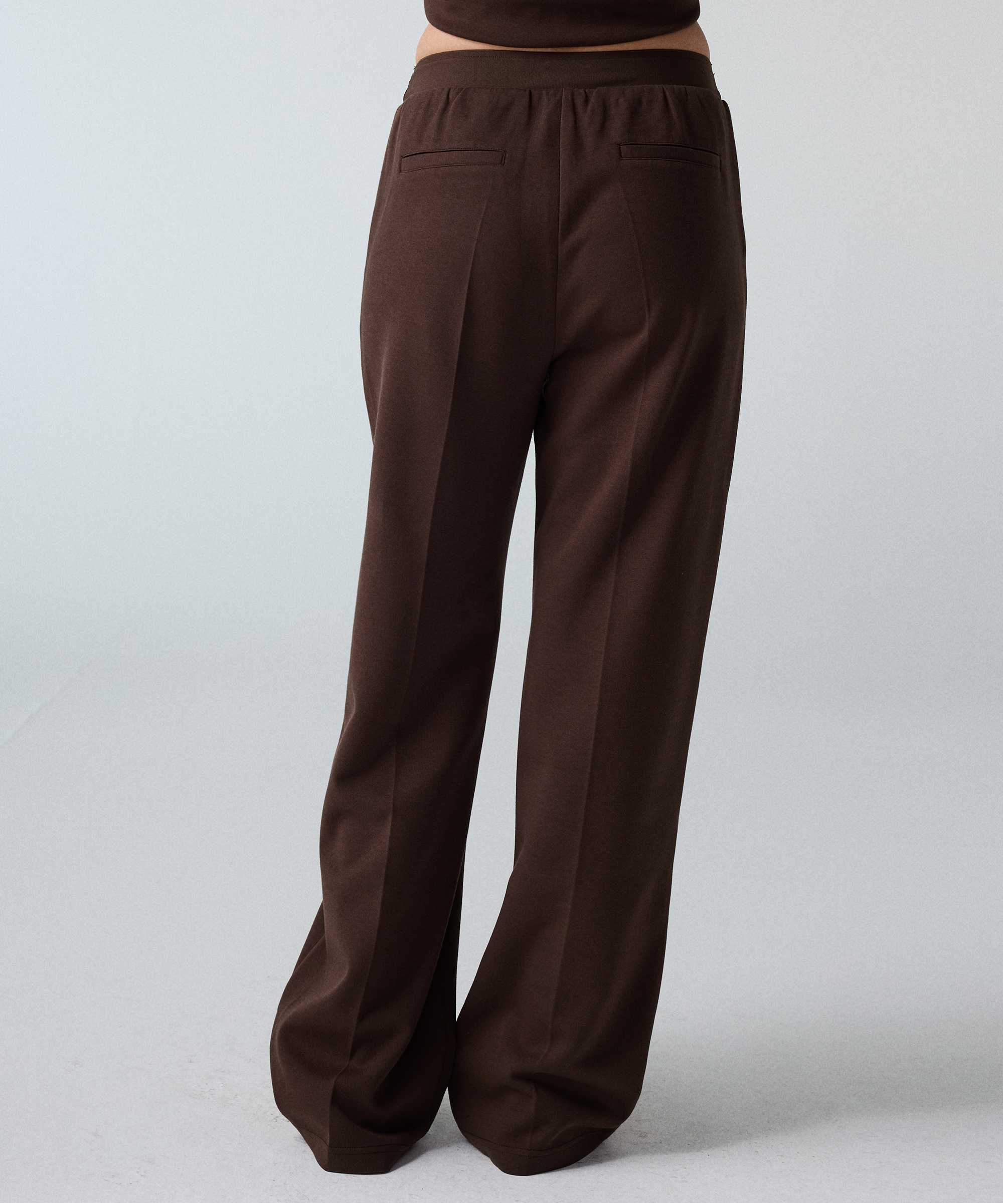 Cepli kontrast bel pantolon - IW6260003160074 - Kahverengi Pantolon