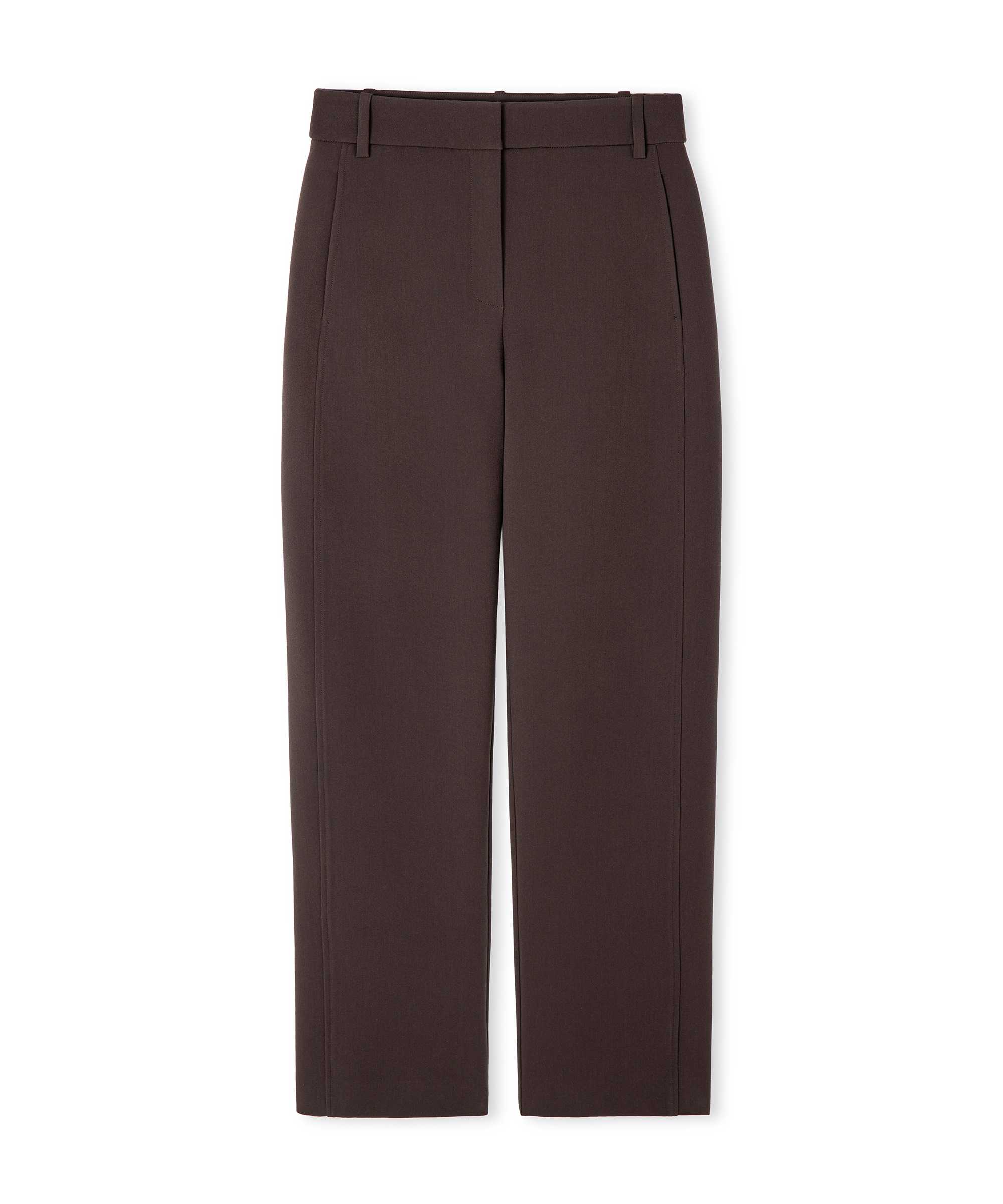 Kemerli barrel fit pantolon - IW6260003192074 - Kahverengi Pantolon