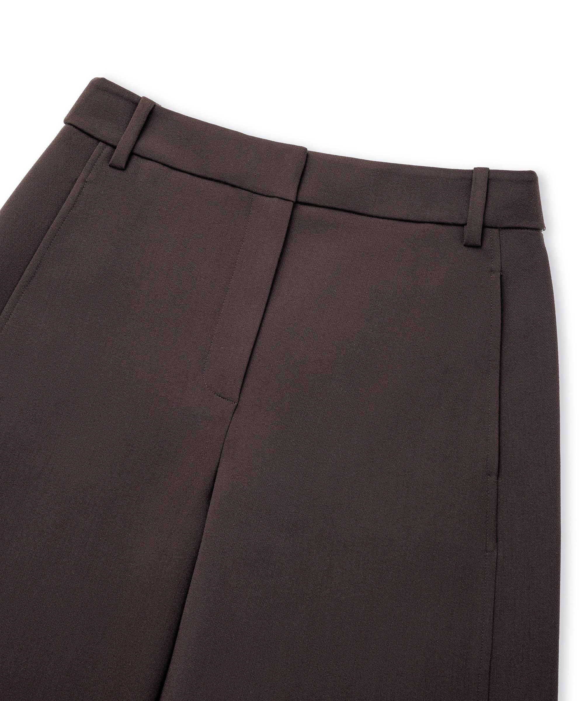 Kemerli barrel fit pantolon - IW6260003192074 - Kahverengi Pantolon